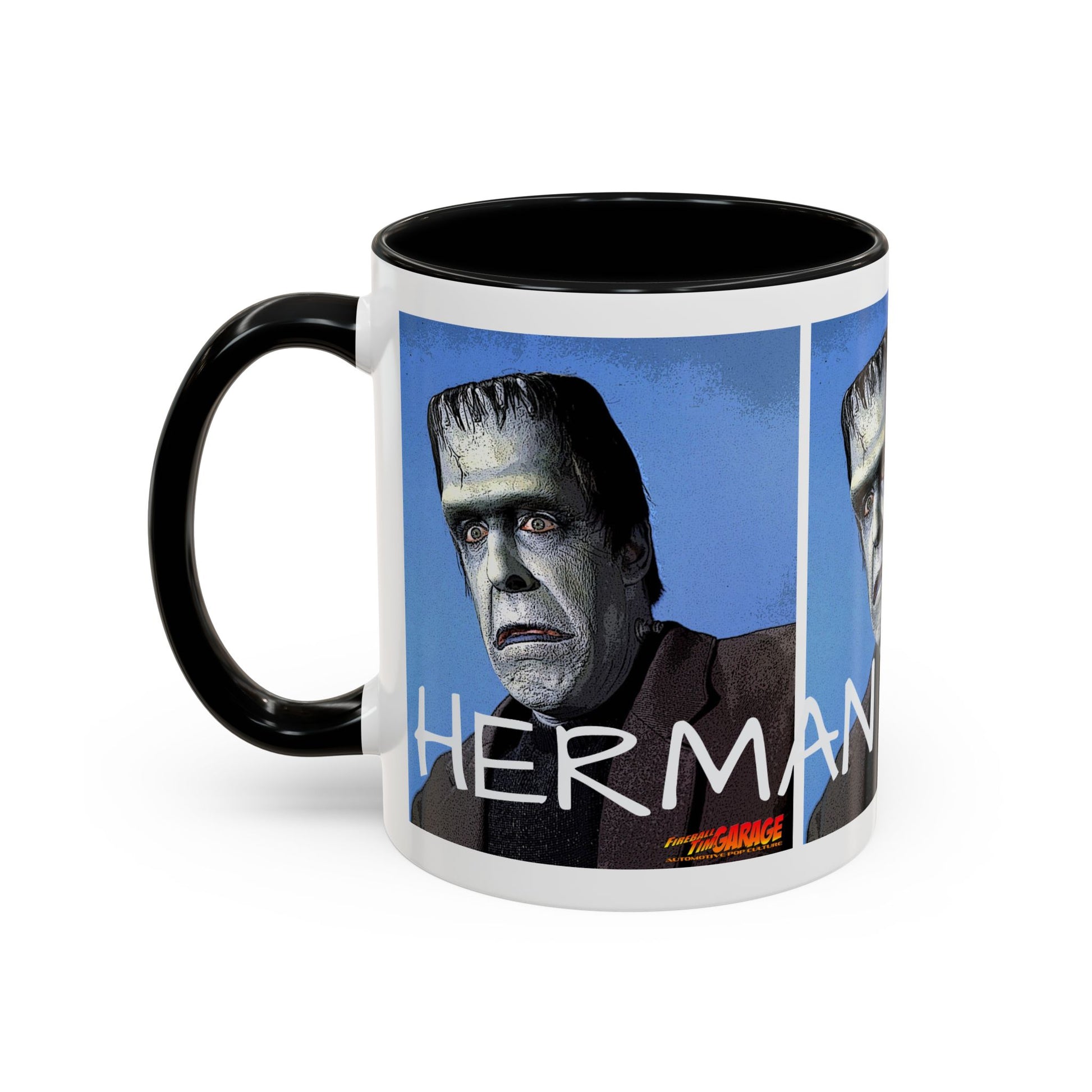 MUNSTERS HERMAN MUNSTER Vintage Character Coffee Mug 2 Sizes-Mug-Fireball Tim Garage