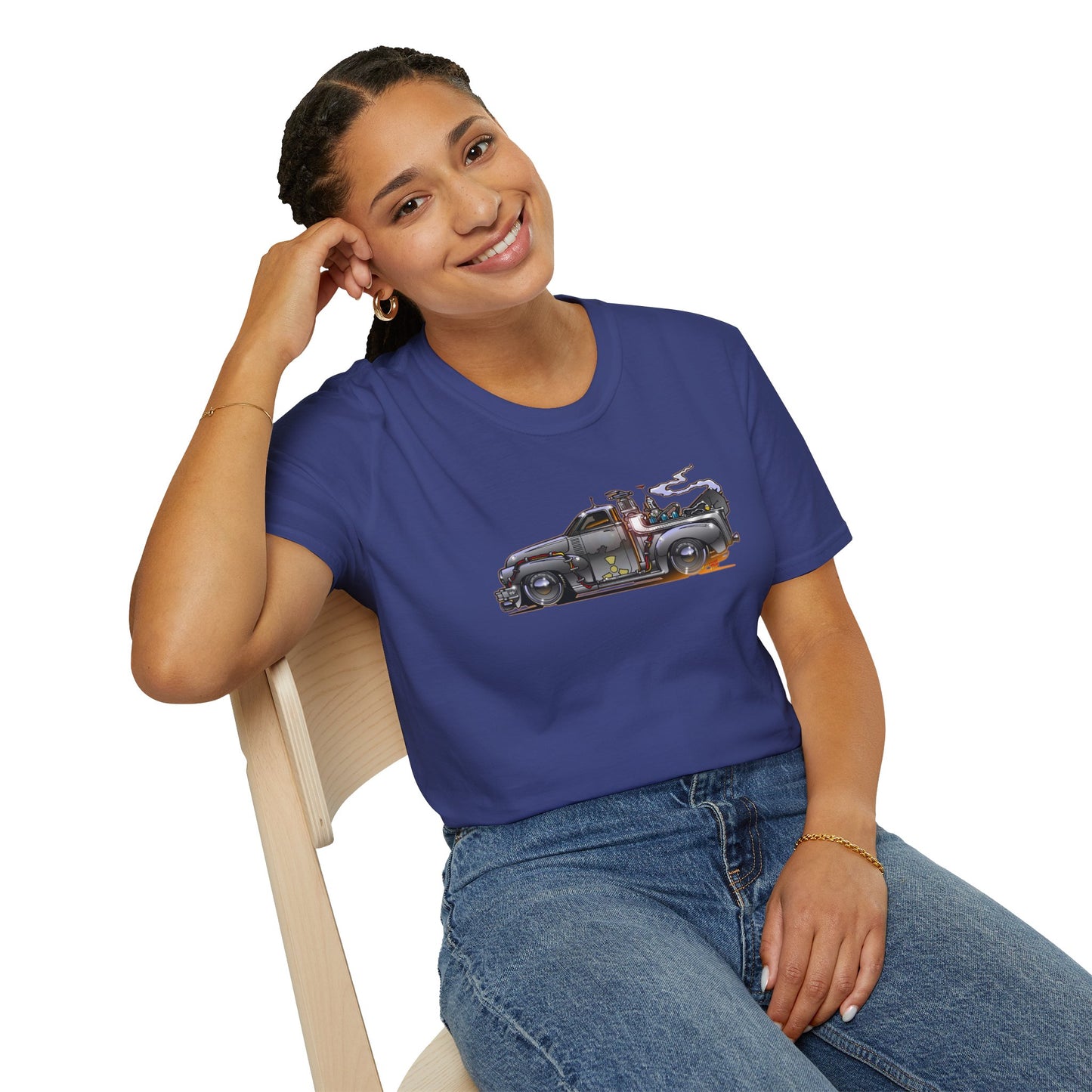 BACK TO THE FUTURE Chevy 3100 Time Machine Softstyle T-Shirt 13 Colors
