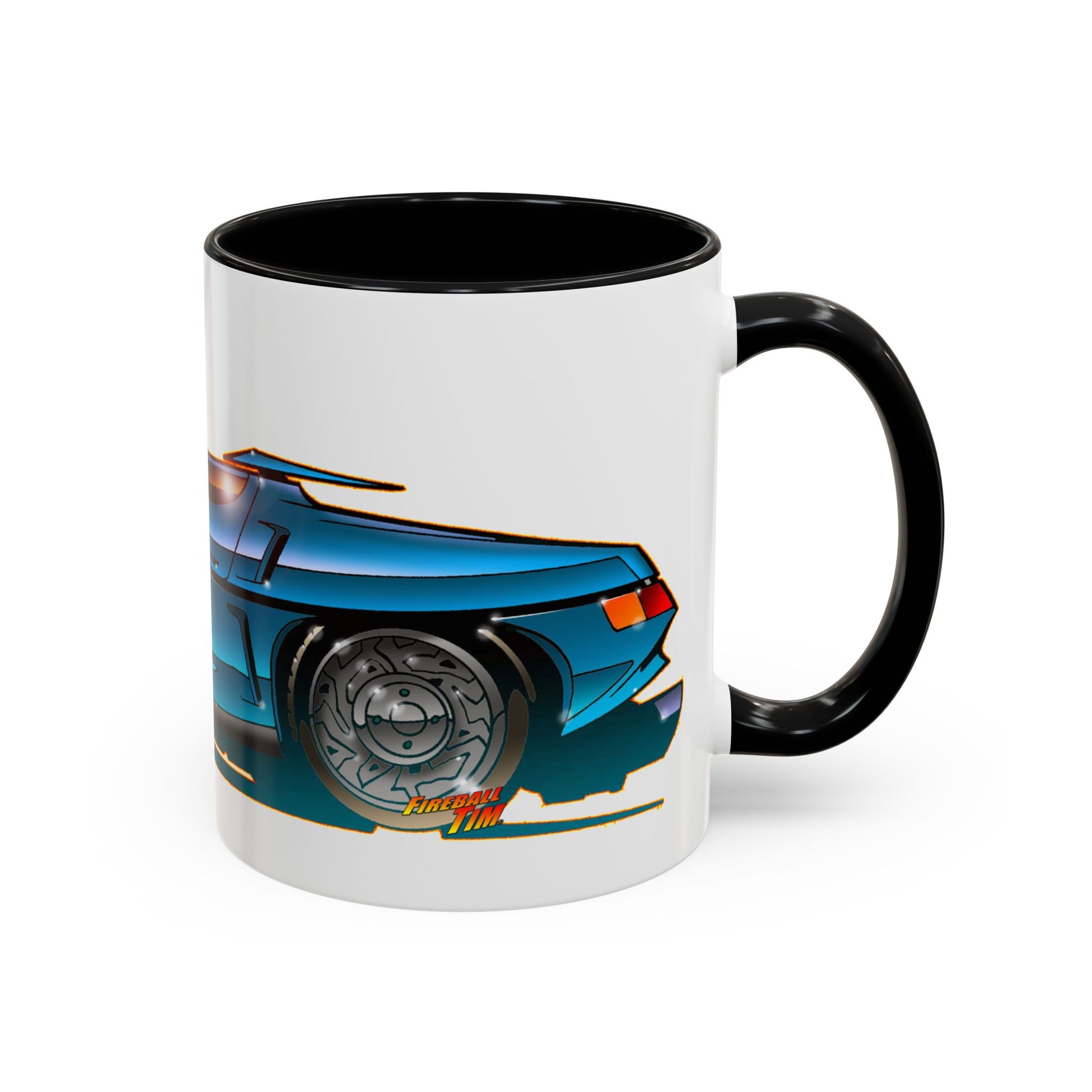 THE MAN FROM UNCLE Piranha TV Car Concept Art Coffee Mug 2 Sizes 2 Colors-Mug-Fireball Tim Garage