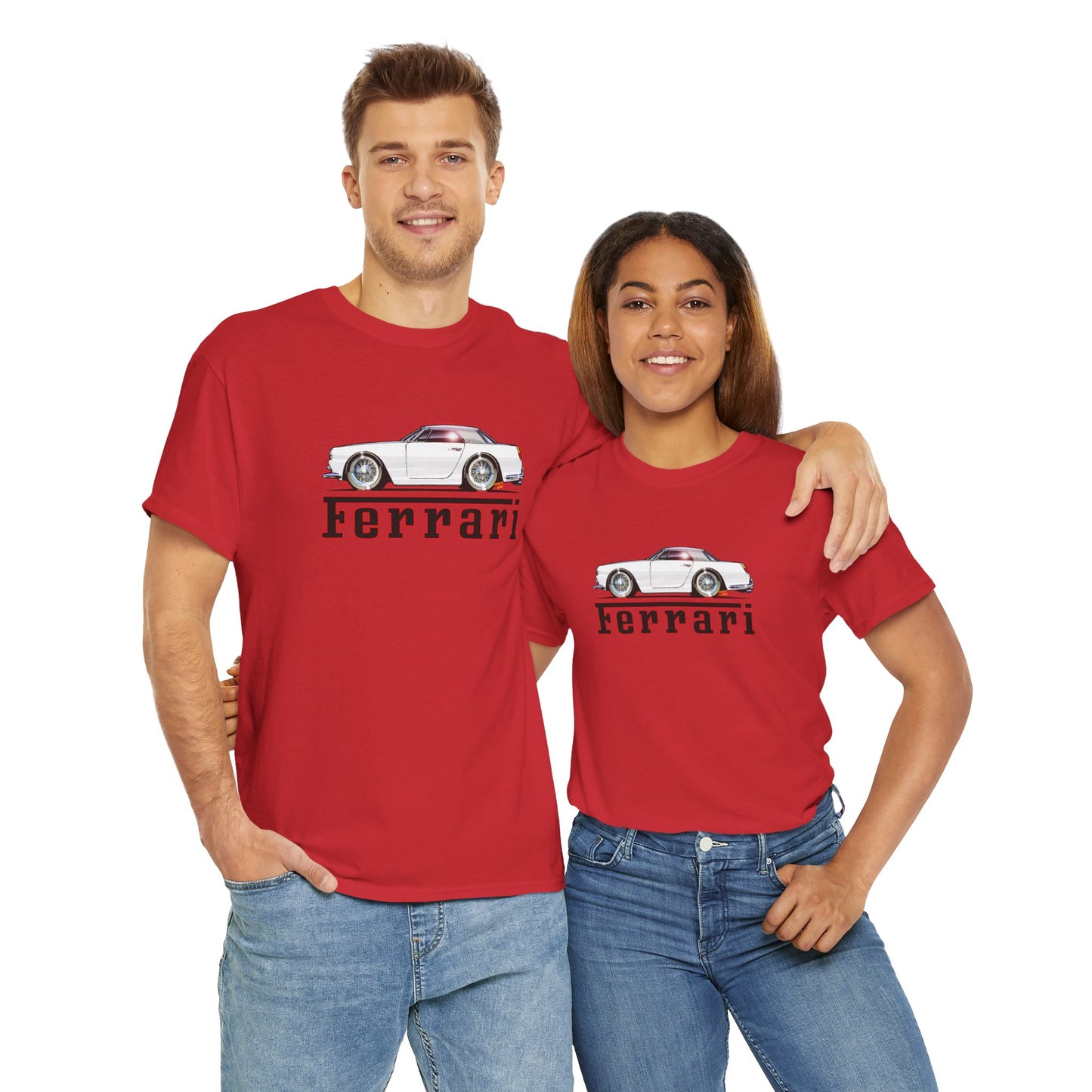 FERRARI 250GT 1959 Classic Car Concept Art Heavy Cotton Tee 10 Colors