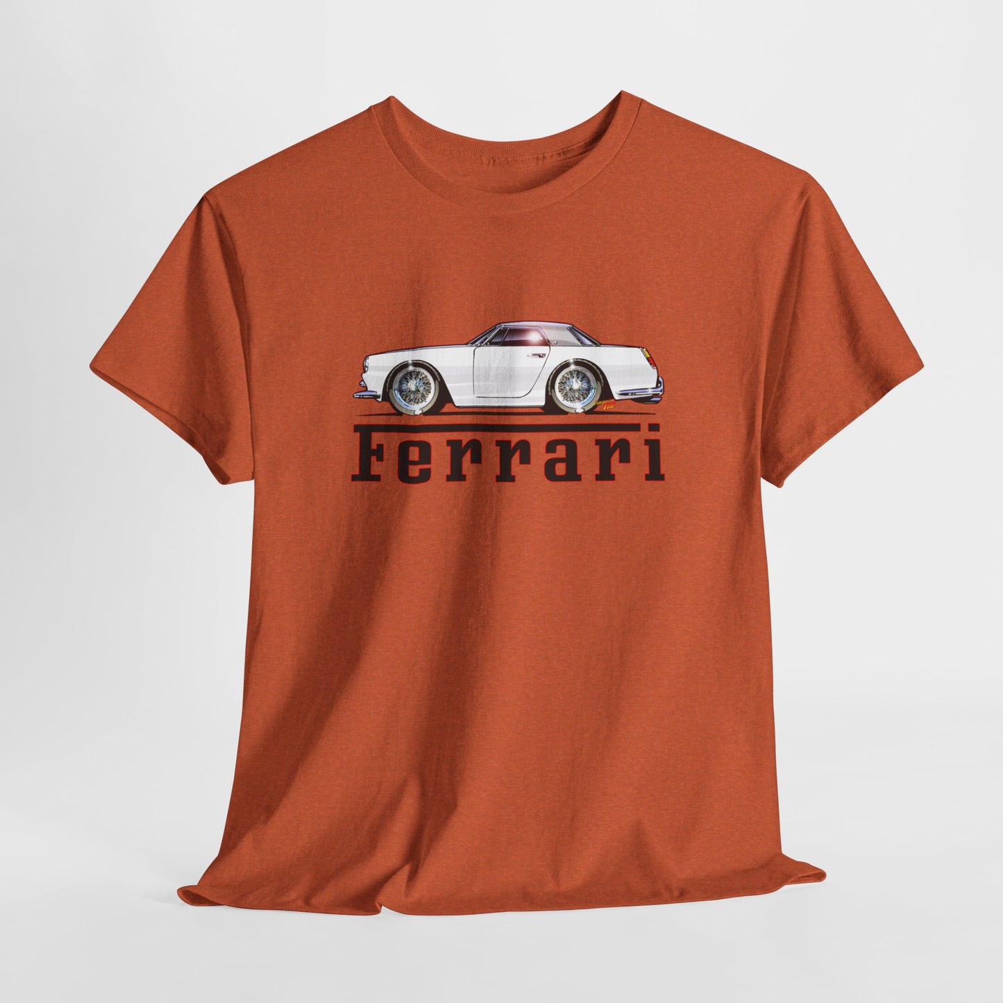 FERRARI 250GT 1959 Classic Car Concept Art Heavy Cotton Tee 10 Colors