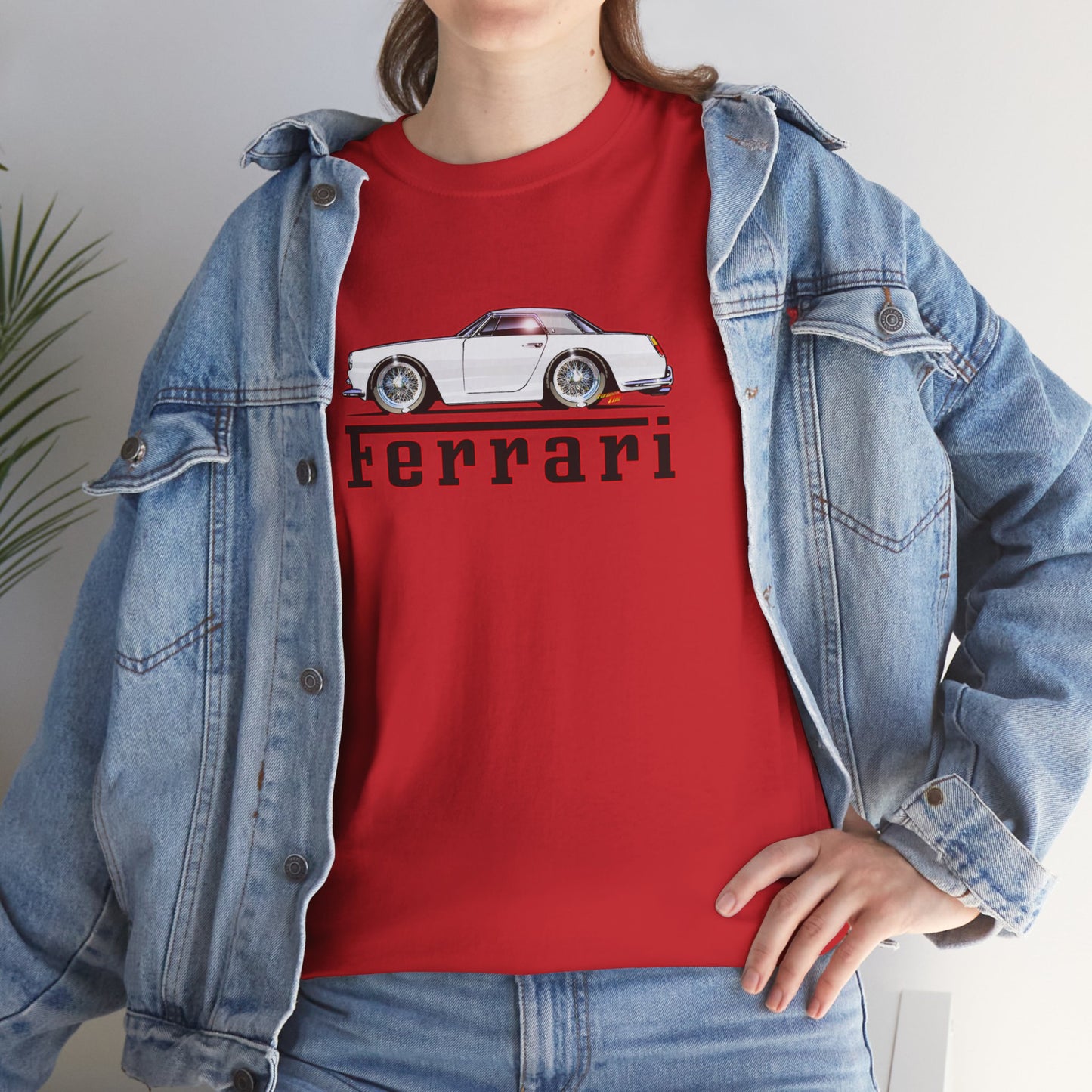 FERRARI 250GT 1959 Classic Car Concept Art Heavy Cotton Tee 10 Colors