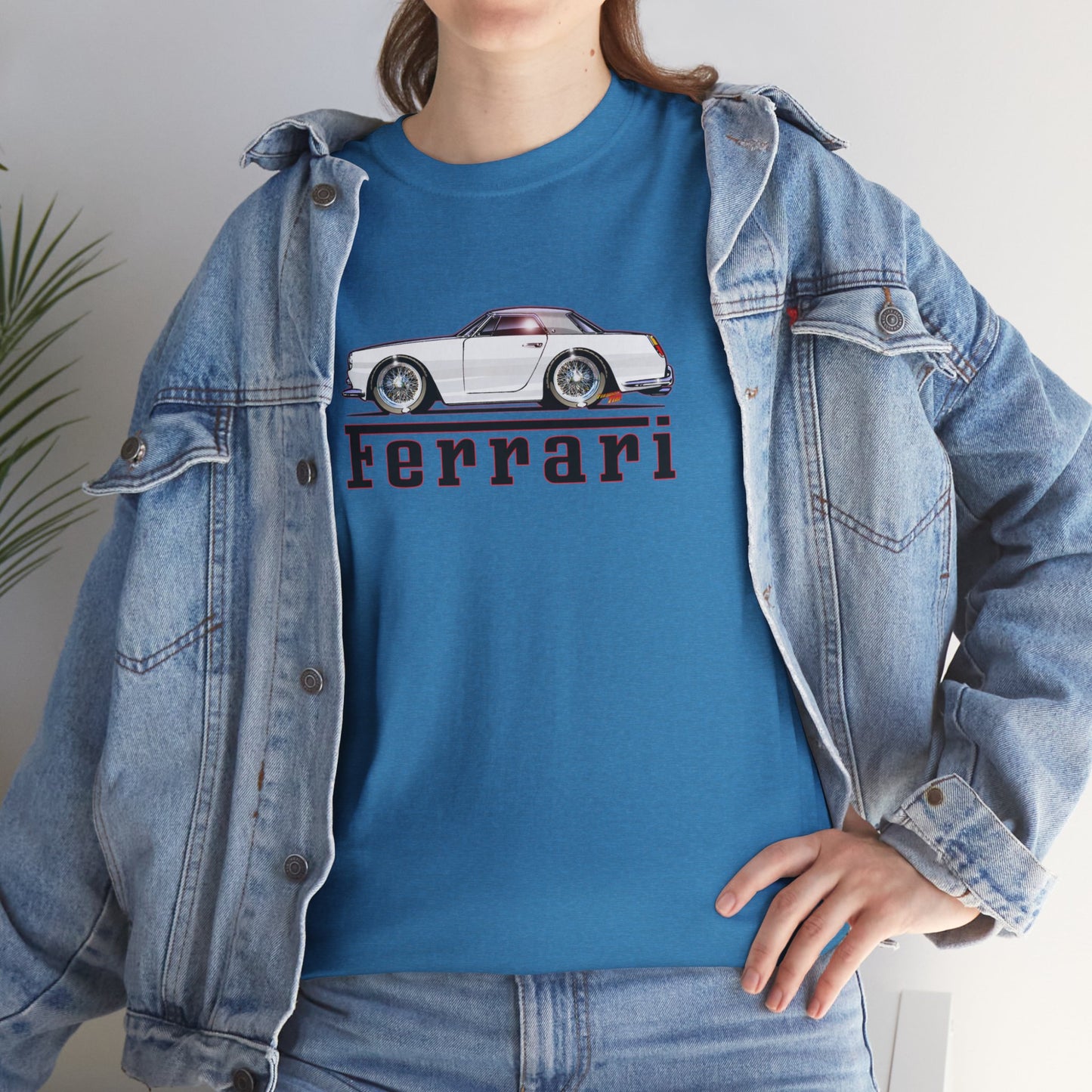 FERRARI 250GT 1959 Classic Car Concept Art Heavy Cotton Tee 10 Colors
