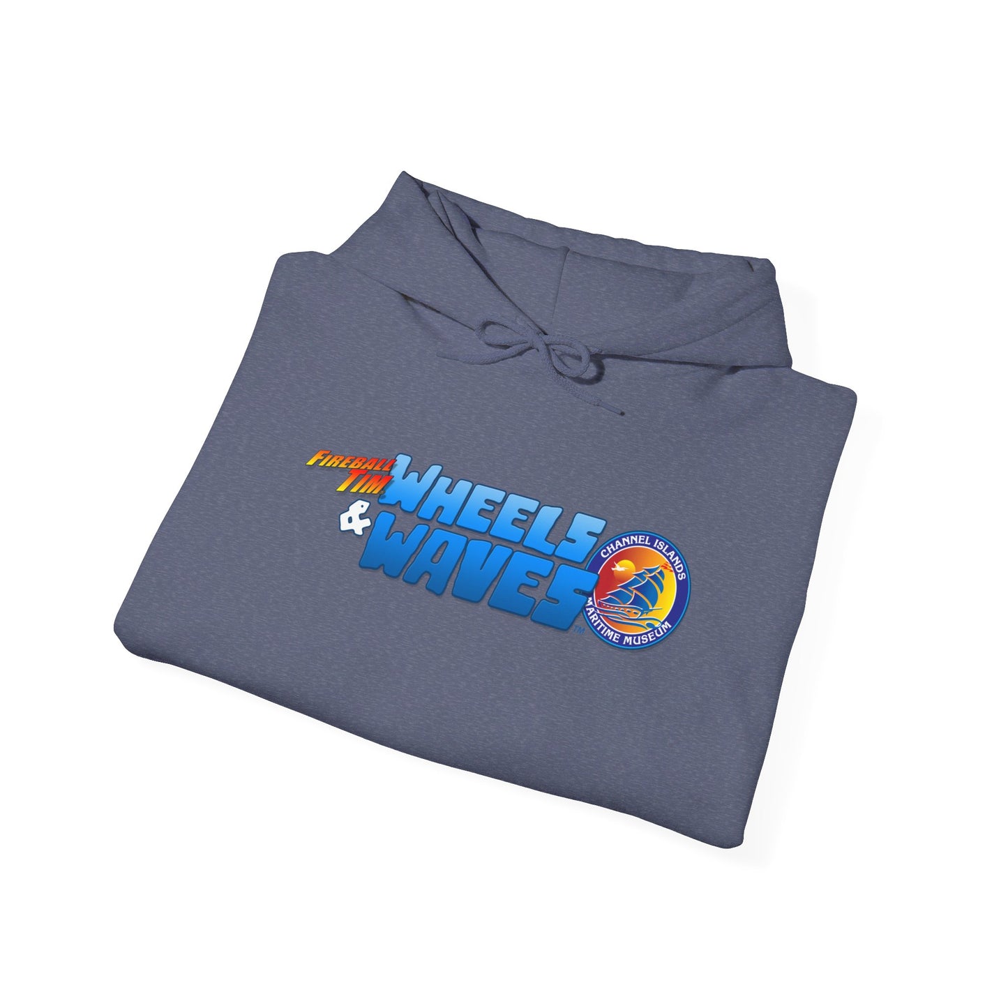 WHEELS & WAVES Car Show Official Hooded Sweatshirt 6 Colors
