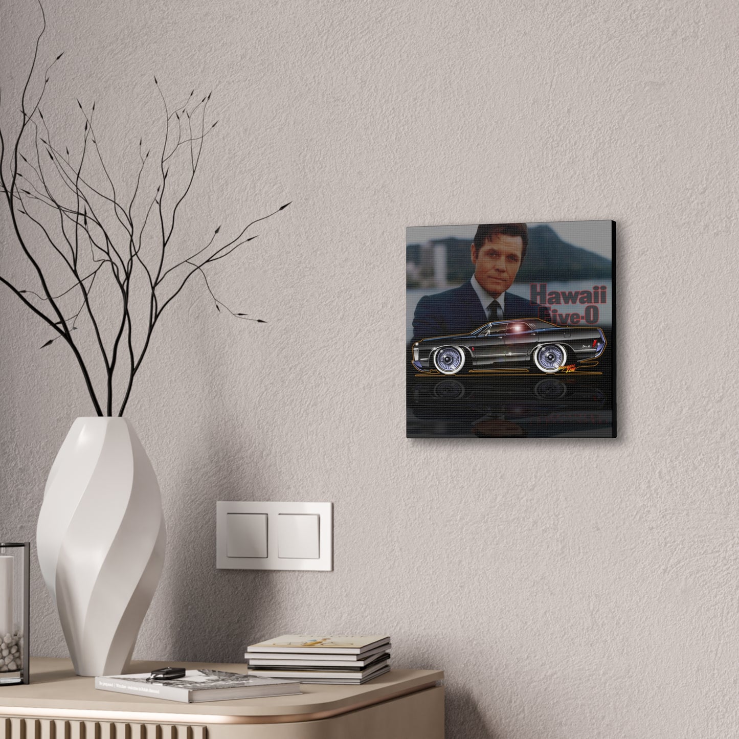 HAWAII 5-O TV Show McGarrett Mercury Park Lane Canvas Art Wall Print - 12x12