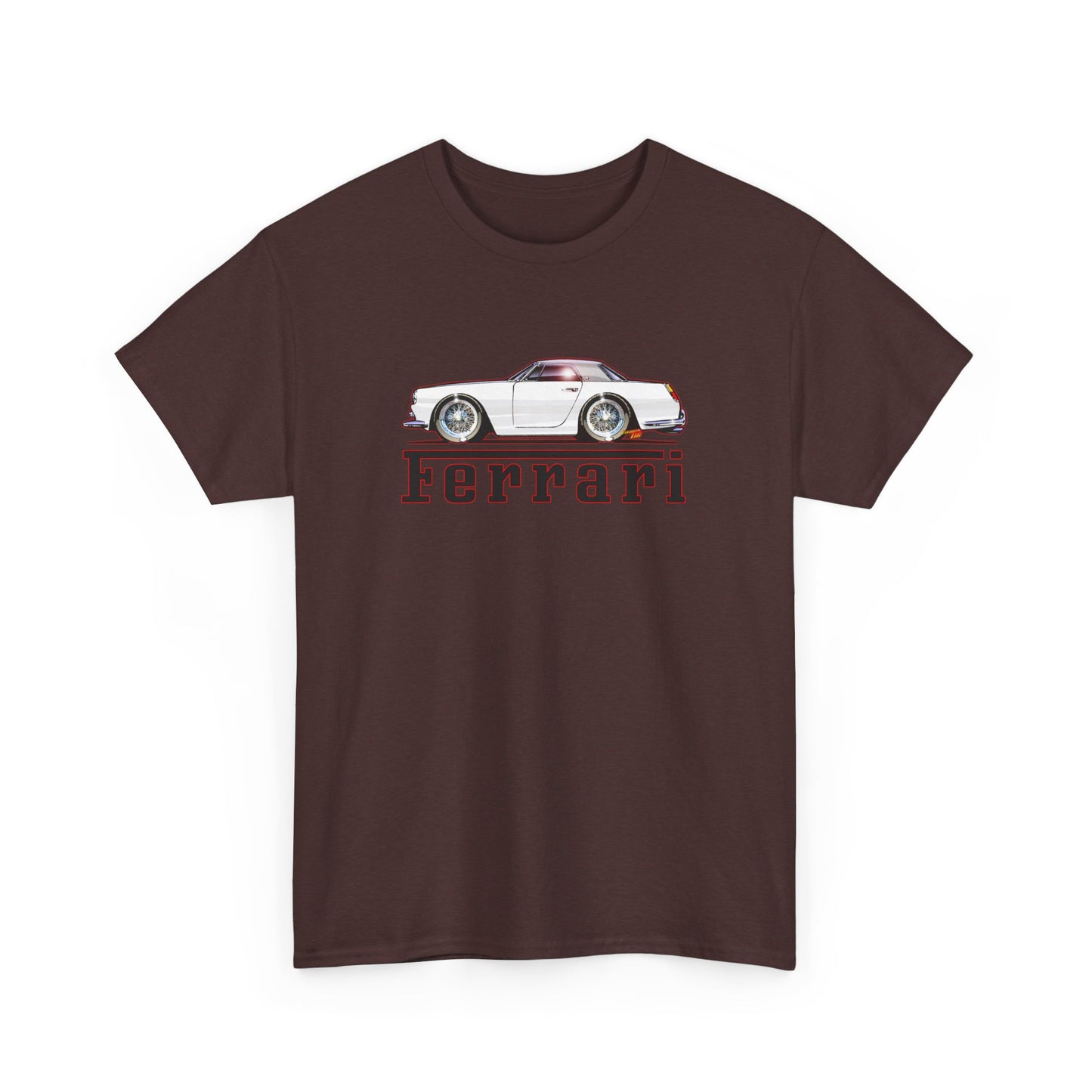 FERRARI 250GT 1959 Classic Car Concept Art Heavy Cotton Tee 10 Colors