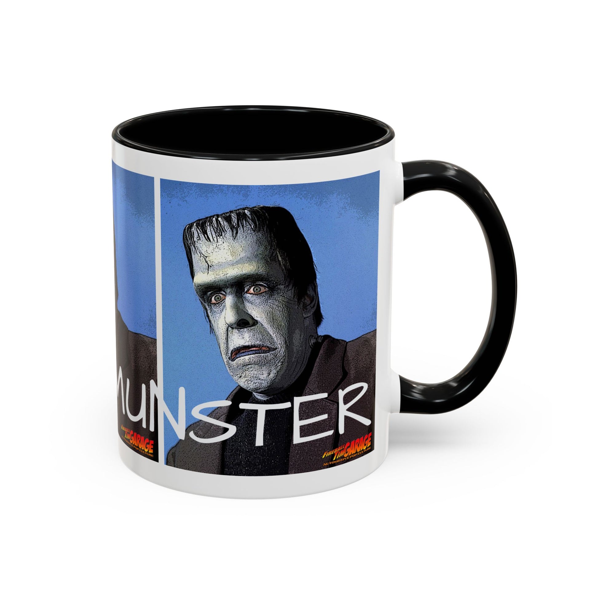 MUNSTERS HERMAN MUNSTER Vintage Character Coffee Mug 2 Sizes-Mug-Fireball Tim Garage