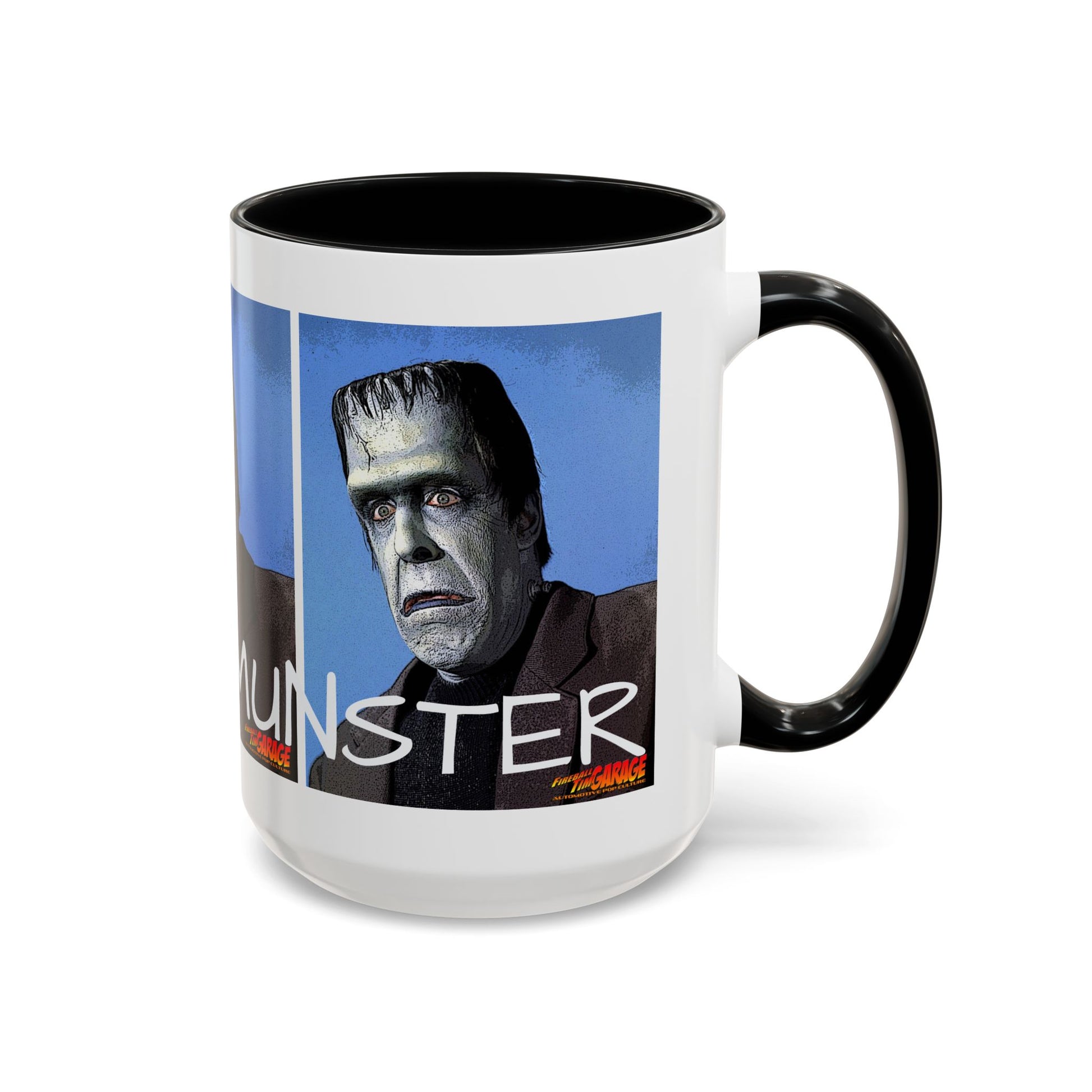 MUNSTERS HERMAN MUNSTER Vintage Character Coffee Mug 2 Sizes-Mug-Fireball Tim Garage
