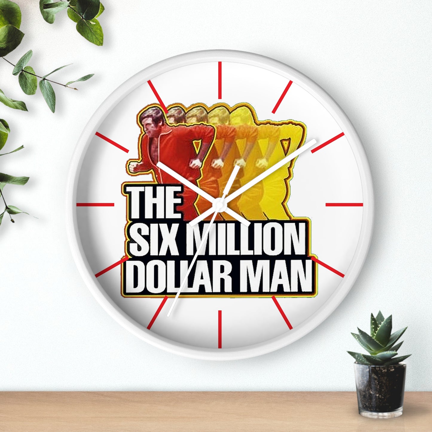SIX MILLION DOLLAR MAN Bionic Wall Clock