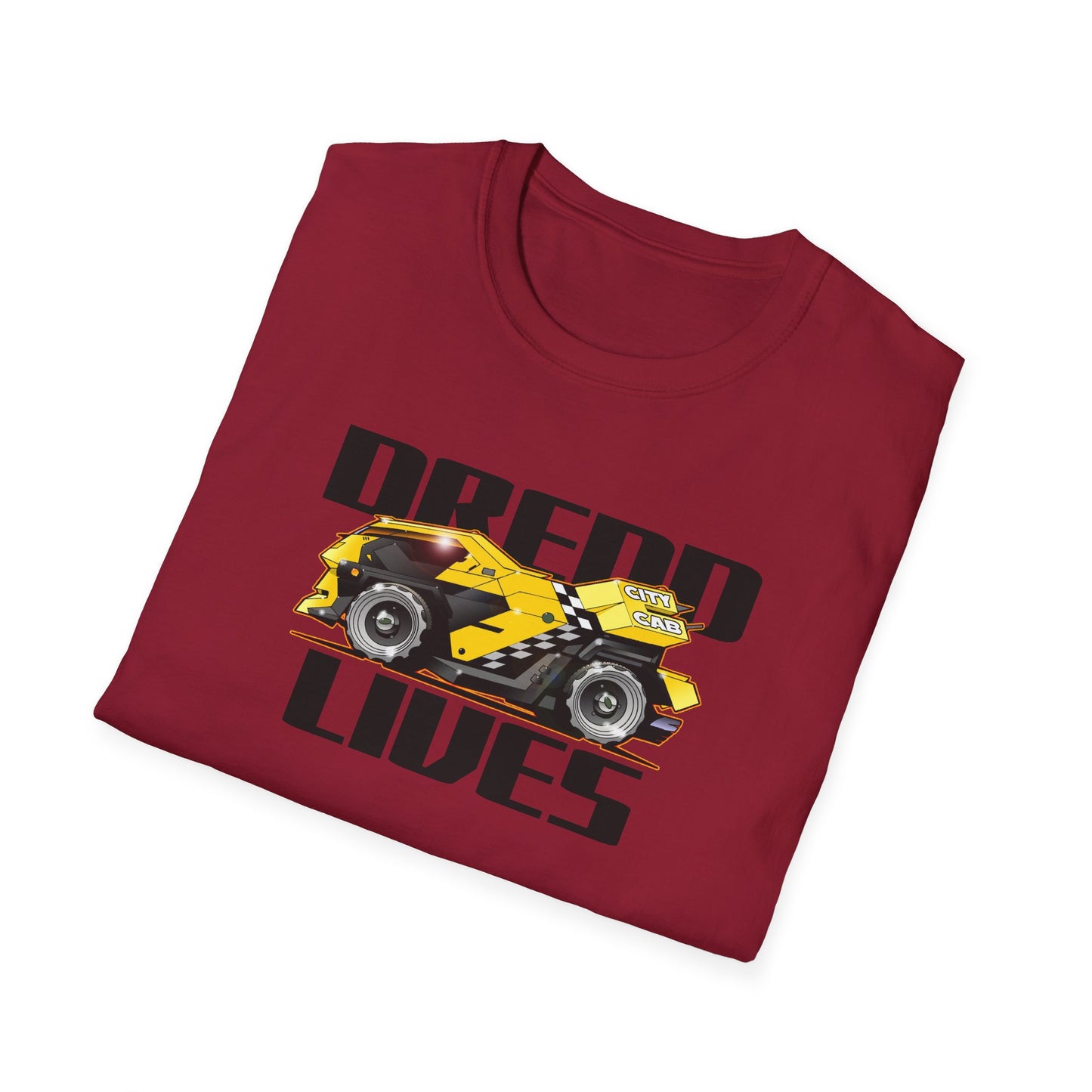 JUDGE DREDD Taxi Cab Movie Car Dredd Lives Unisex T-Shirt - Multiple Colors