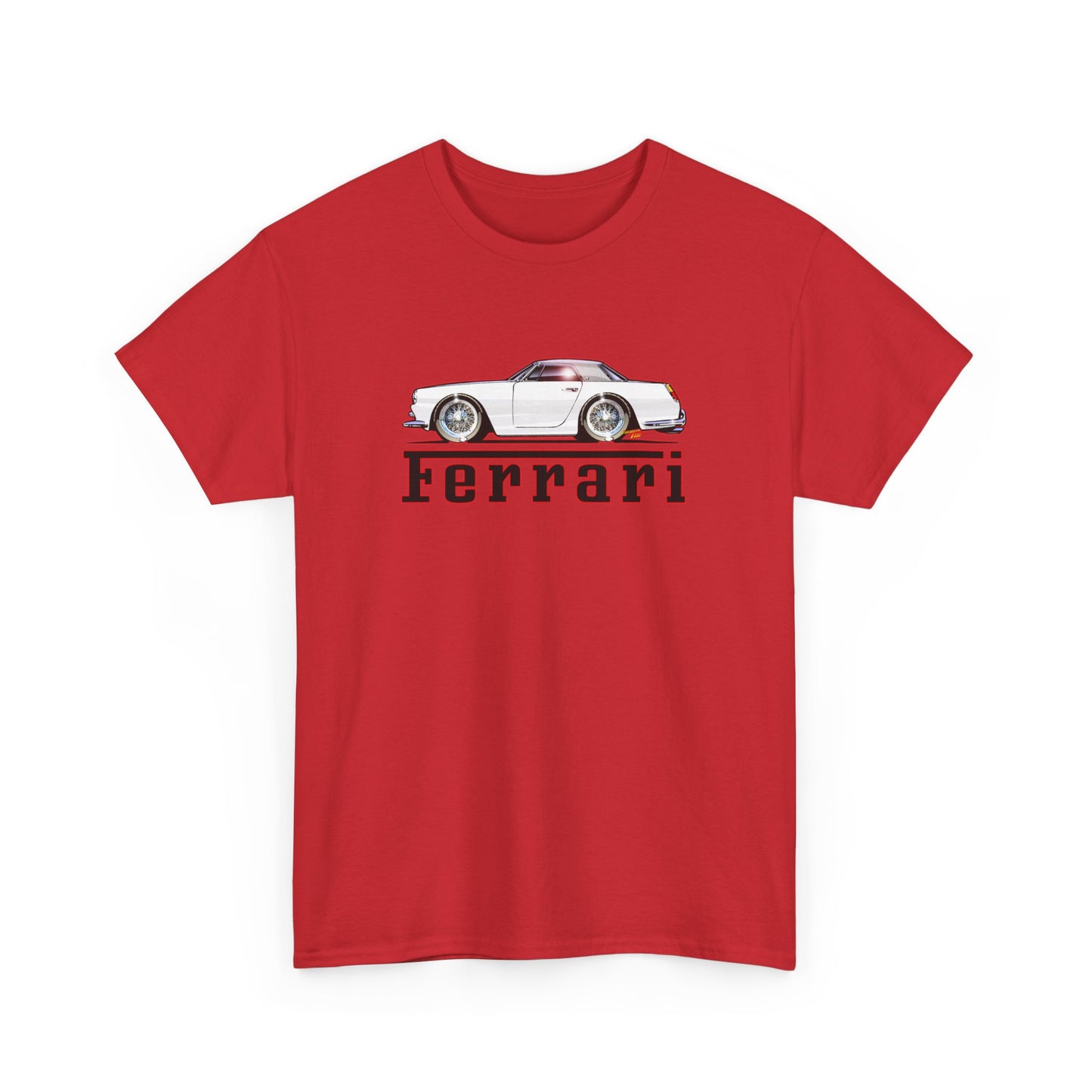 FERRARI 250GT 1959 Classic Car Concept Art Heavy Cotton Tee 10 Colors