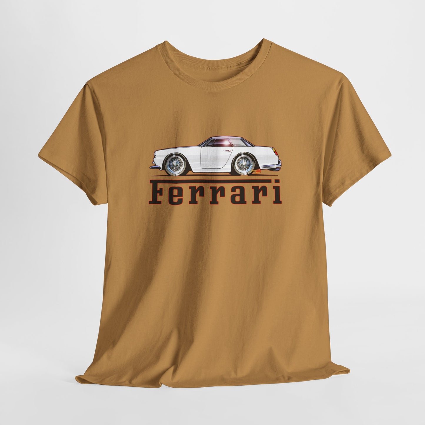 FERRARI 250GT 1959 Classic Car Concept Art Heavy Cotton Tee 10 Colors