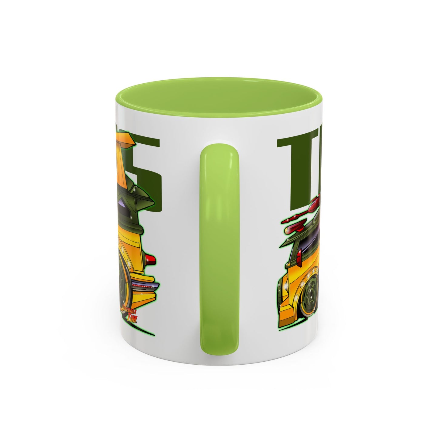 TEENAGE MUTANT NINJA TURTLES VAN Fireball Art Collectible Coffee Mug - 2 Sizes