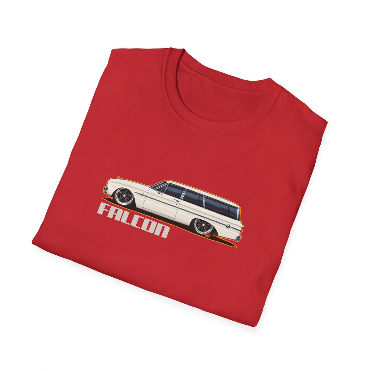 FORD FALCON WAGON Collectible Fireball Art TeeShirt