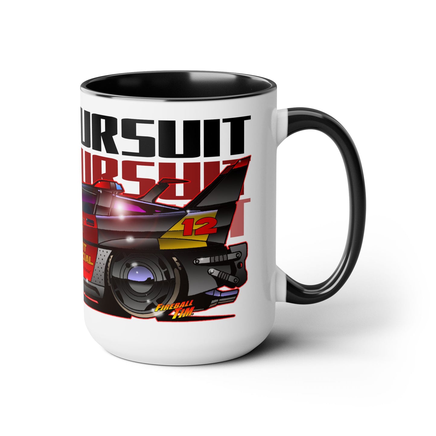 DIECAST BREAKDOWN CORVETTE PURSUIT POLICE CAR Collectible Coffee Mug 15oz