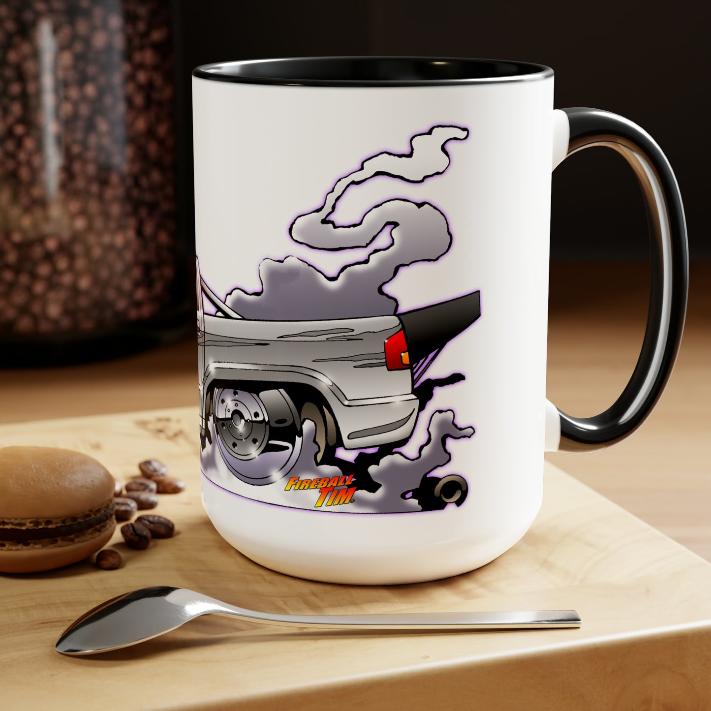 Mike Zarnock CHEVY S10 DRAGTRUCK Signature Series Coffee Mug 15oz-Mug-Fireball Tim Garage