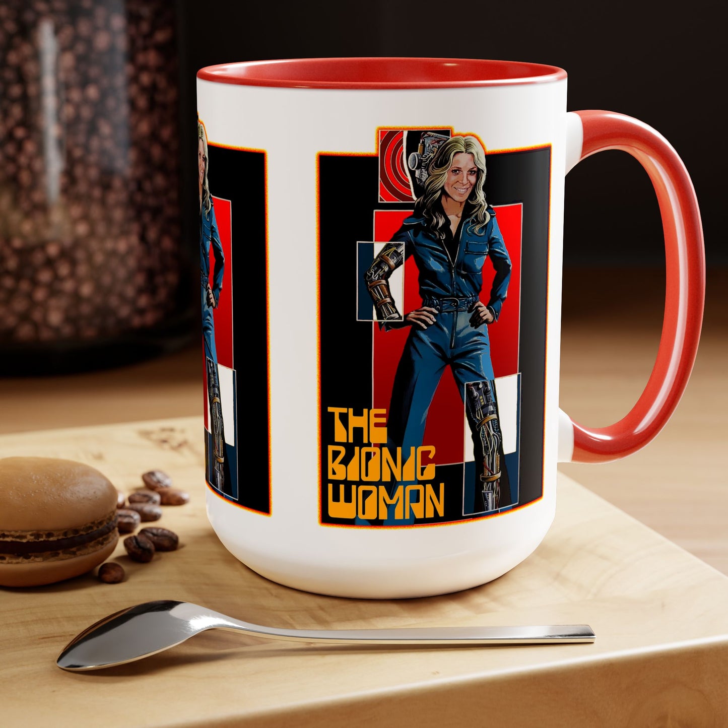 THE BIONIC WOMAN Version 4 Coffee Mug 15oz