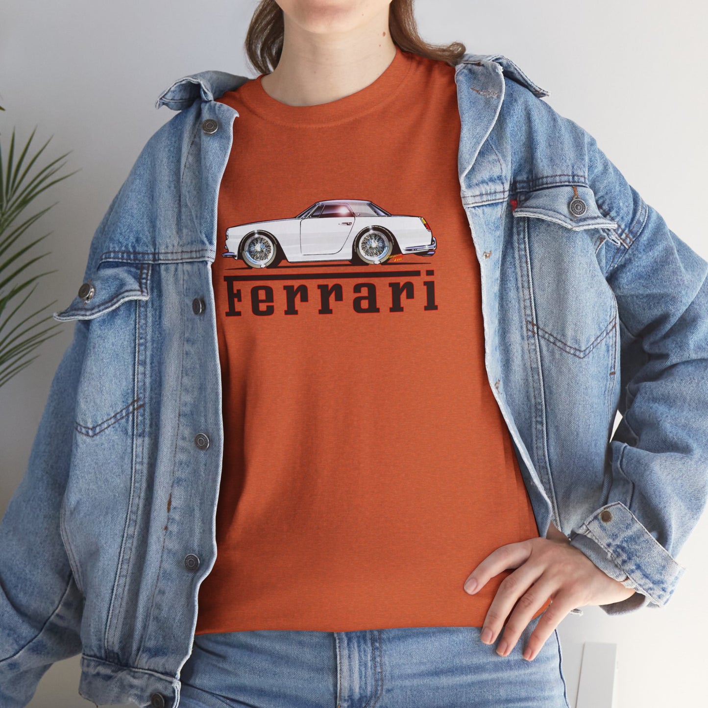 FERRARI 250GT 1959 Classic Car Concept Art Heavy Cotton Tee 10 Colors