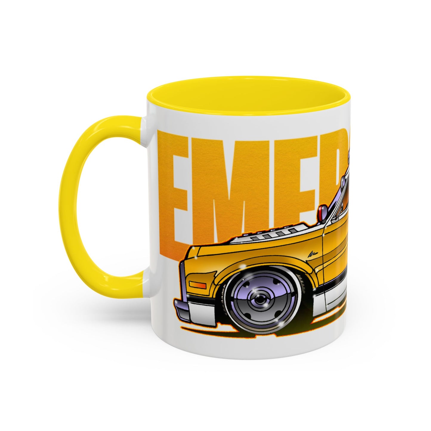 EMERGENCY TV Show 1970 Chevy Suburban AMBULANCE Collectible Coffee Mug - 2 Sizes