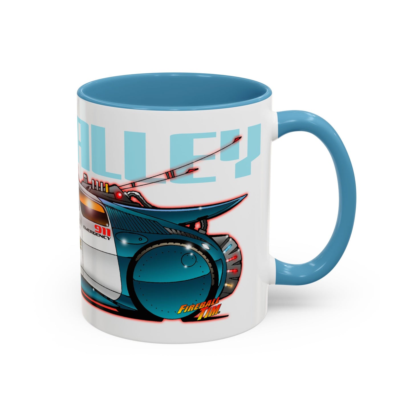BACK TO THE FUTURE 2 Hill Valley Police Car Collectible Coffee Mug 2 Sizes
