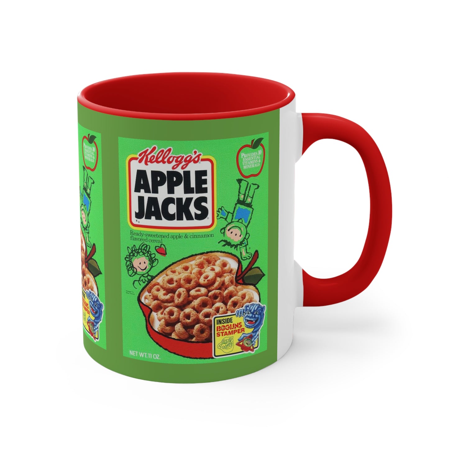 APPLE JACKS Vintage Breakfast Cereal Mug 11oz-Mug-Fireball Tim Garage