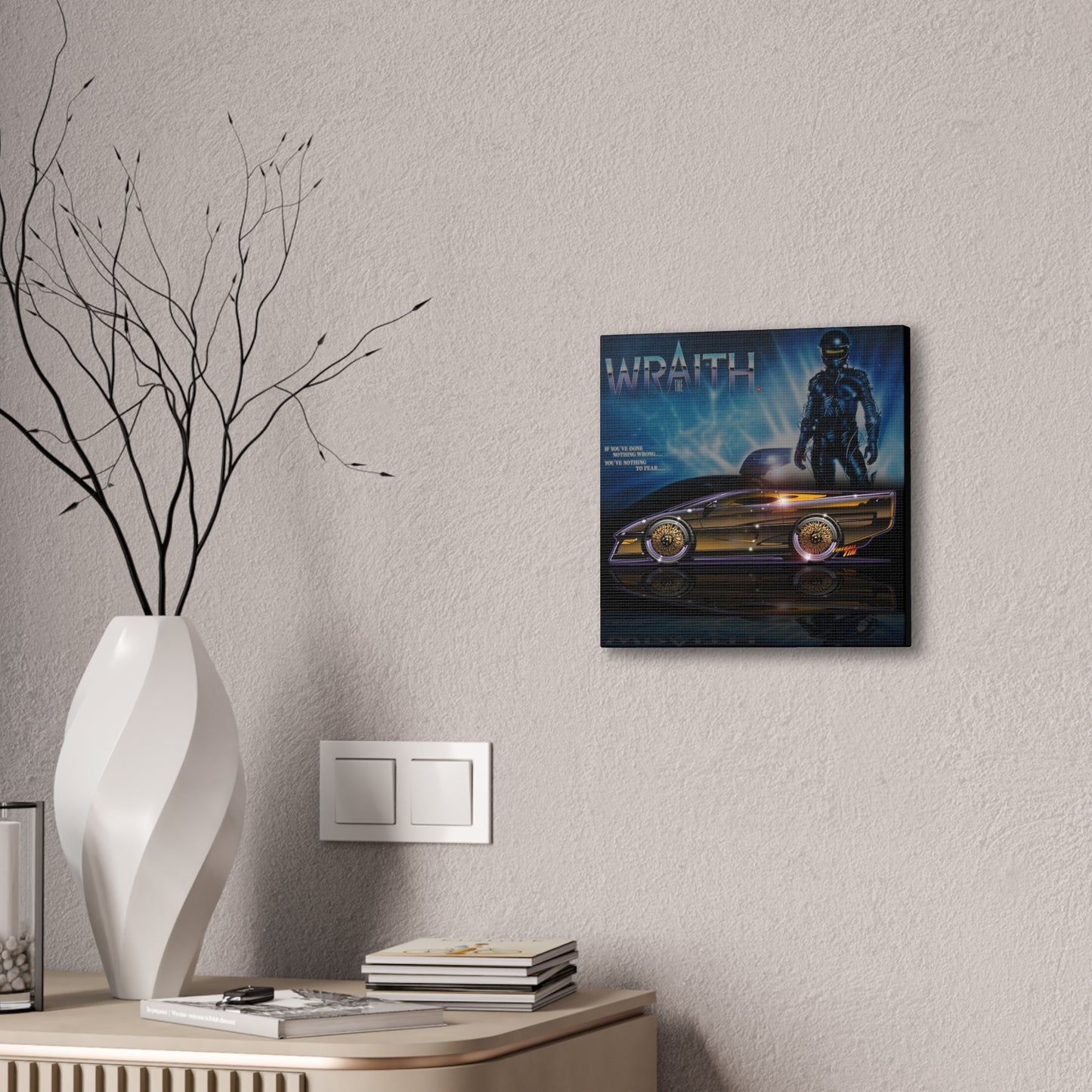THE WRAITH TV Show Chrysler Mopar Concept Car Canvas Art Print - 2 Sizes