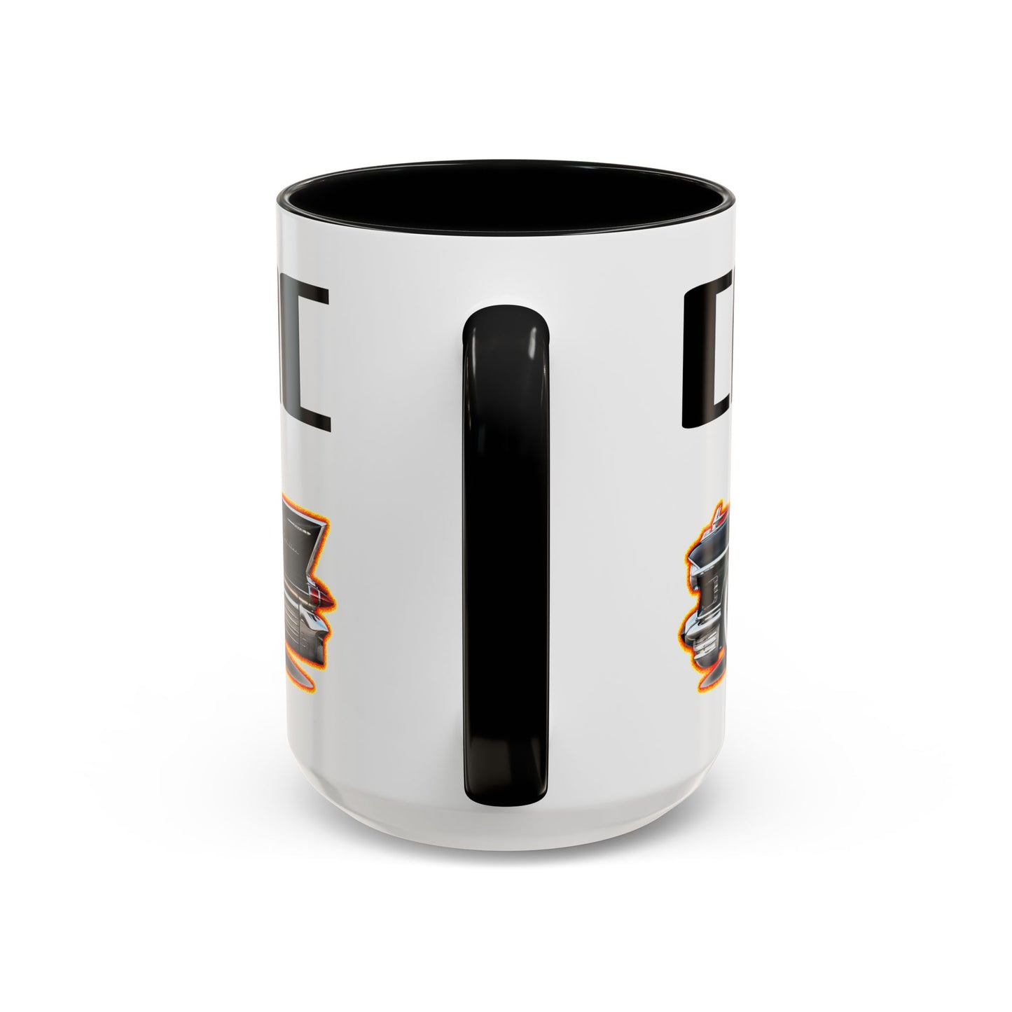 CADILLAC CUSTOM COUPE 1961 Collectible Fireball Art Coffee Mug - 2 Sizes