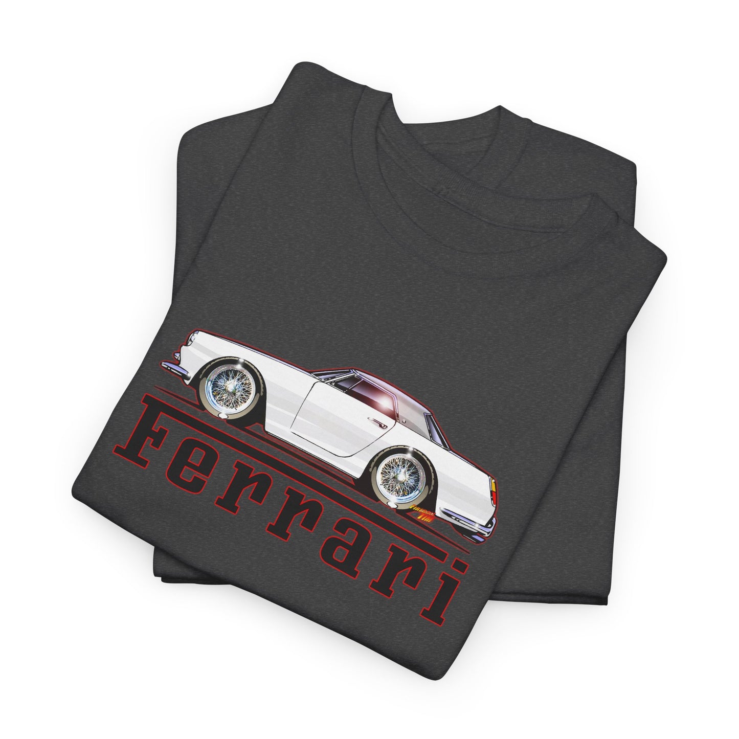 FERRARI 250GT 1959 Classic Car Concept Art Heavy Cotton Tee 10 Colors
