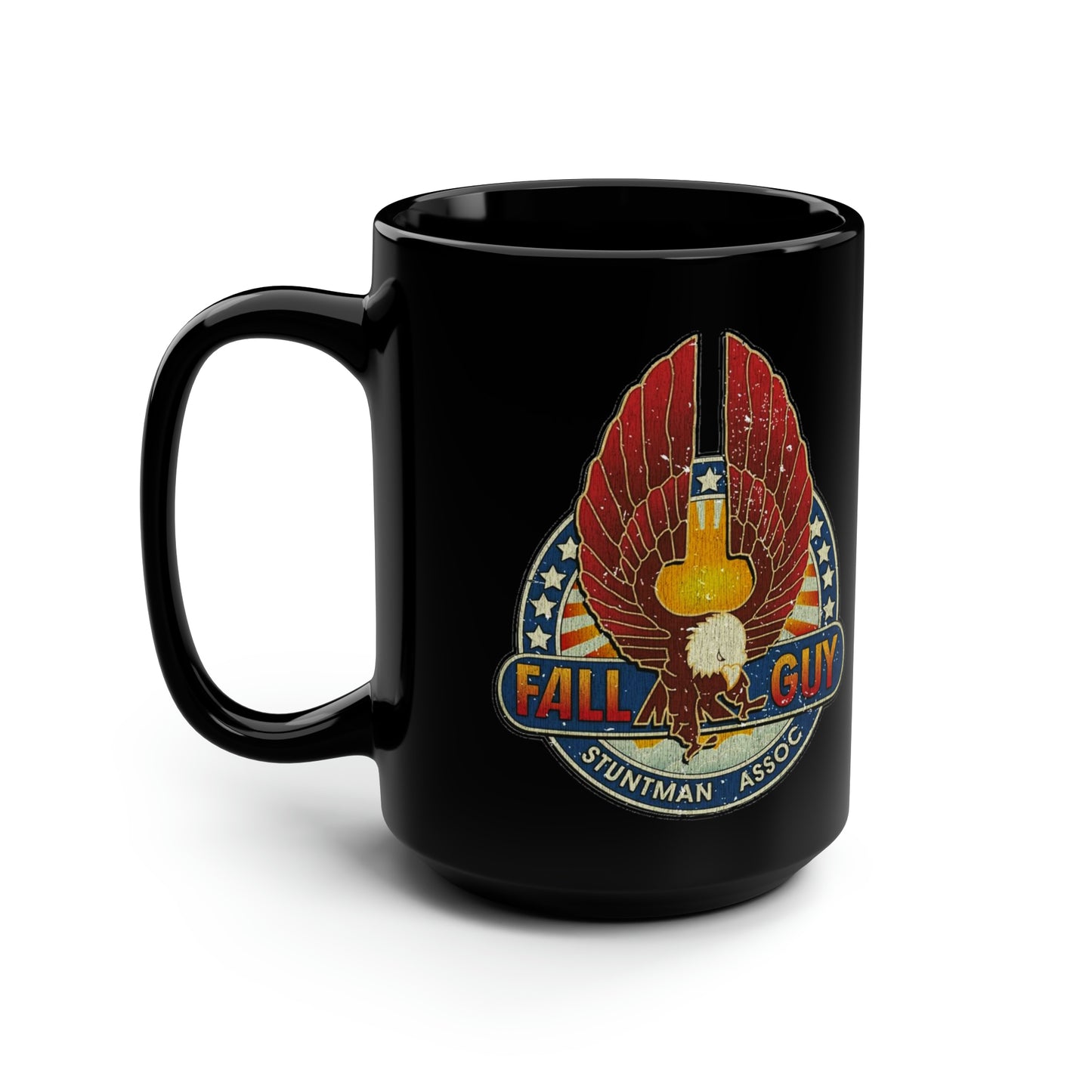 THE FALL GUY TV Show Stuntman Assoc Badge Coffee Mug 15oz-Mug-Fireball Tim Garage
