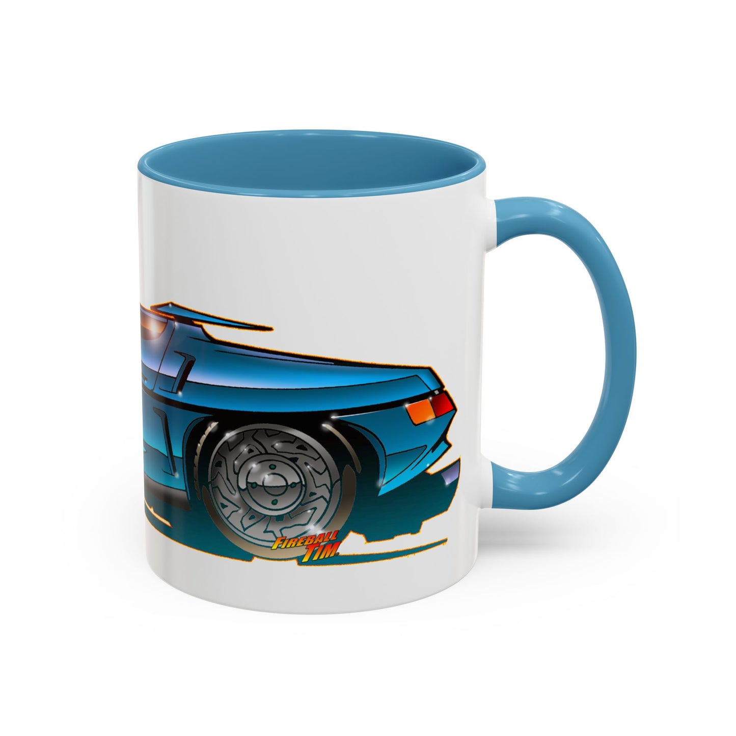 THE MAN FROM UNCLE Piranha TV Car Concept Art Coffee Mug 2 Sizes 2 Colors-Mug-Fireball Tim Garage