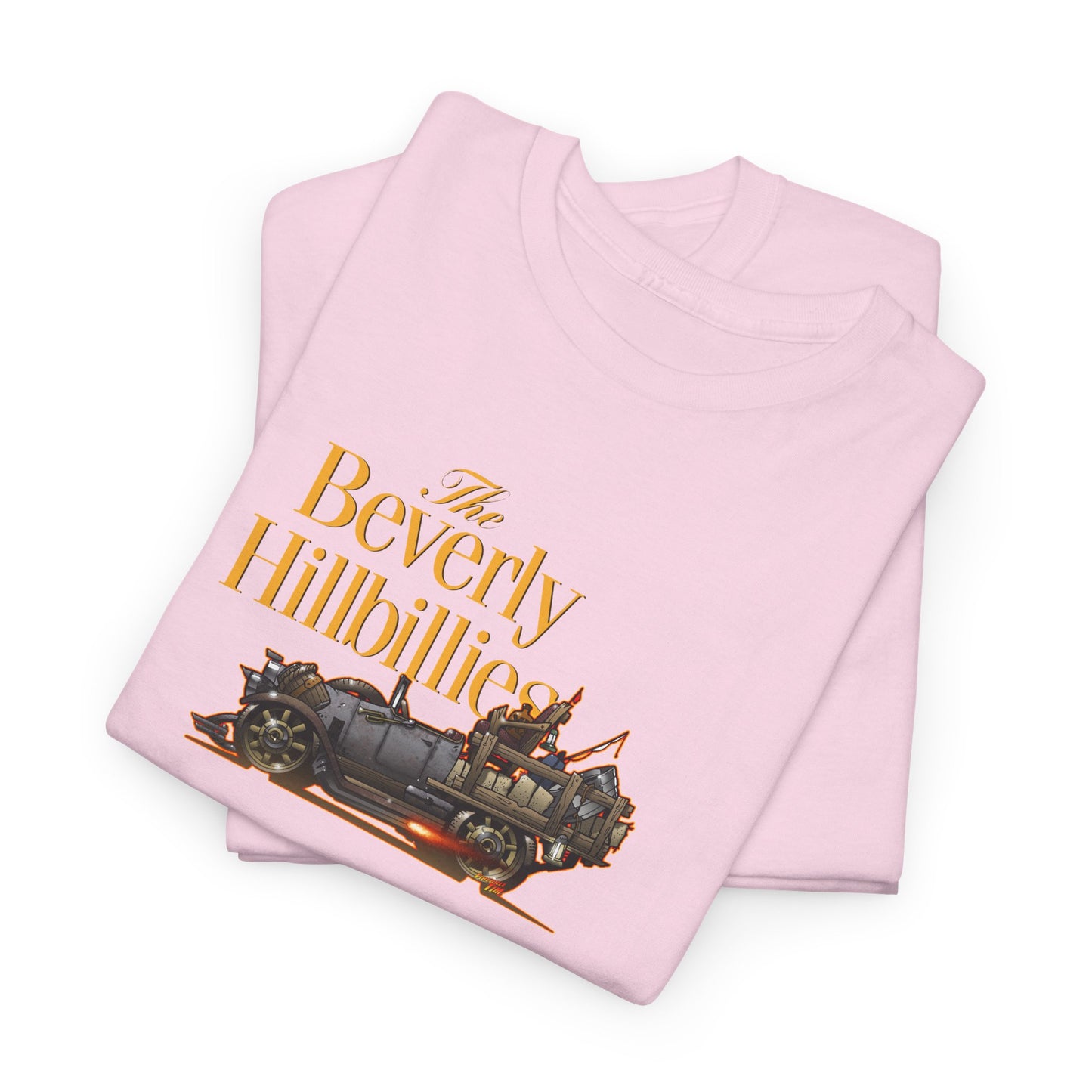 THE BEVERLY HILLBILLIES TV Show Jalopy Car Unisex Heavy Cotton Tee 12 Colors