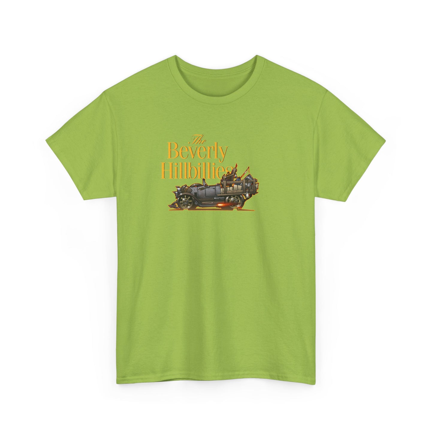 THE BEVERLY HILLBILLIES TV Show Jalopy Car Unisex Heavy Cotton Tee 12 Colors