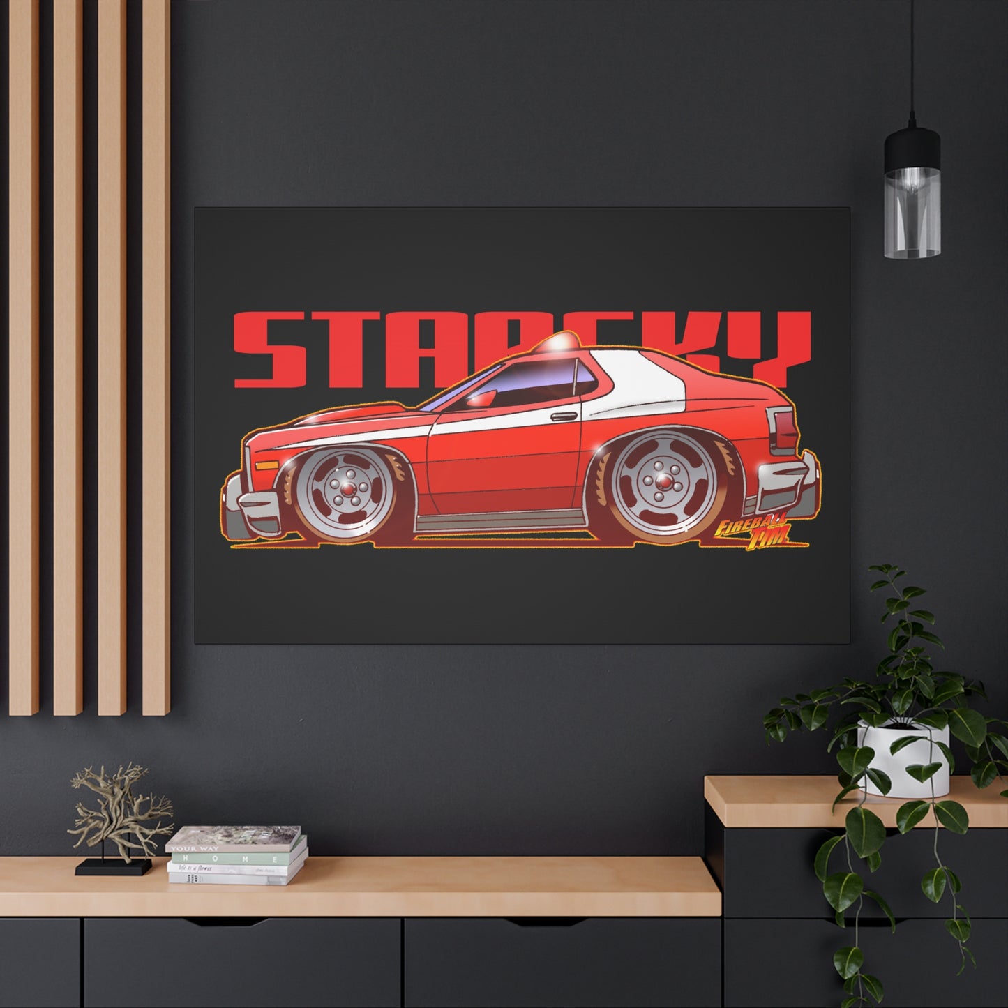 STARSKY Torino Fireball Canvas Art Print - 11x14
