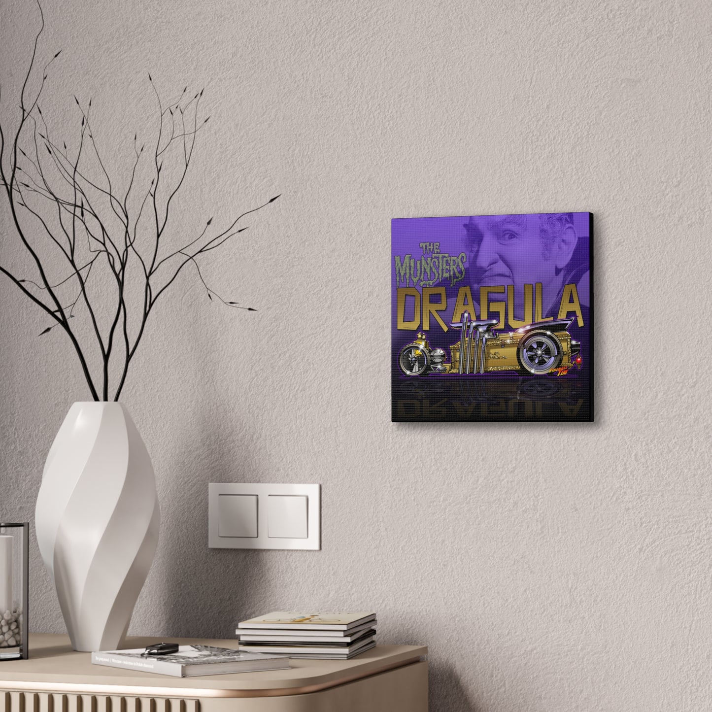 MUNSTERS DRAGULA TV Show Canvas Art Wall Print - 2 Sizes