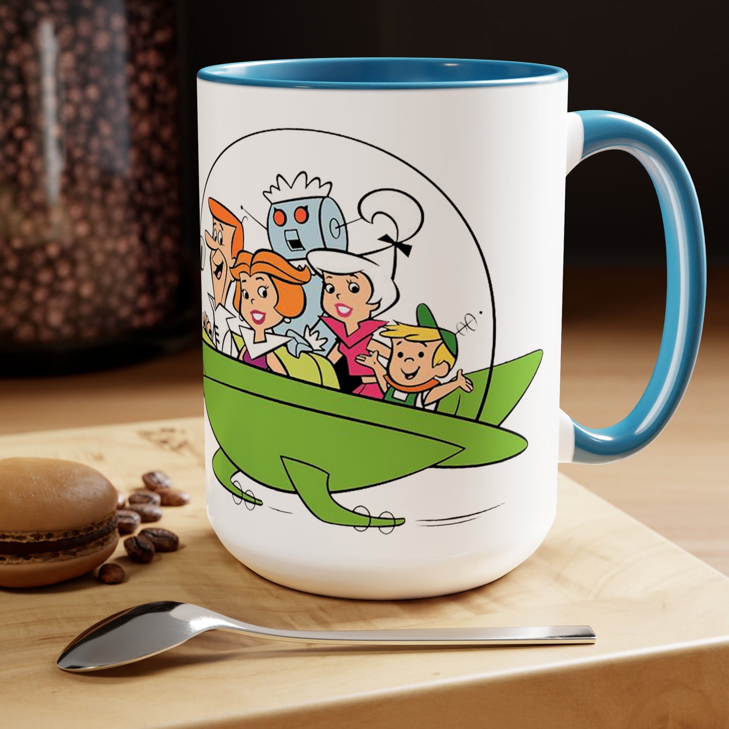 THE JETSONS Vintage TV Show Coffee Mug 15oz-Mug-Fireball Tim Garage