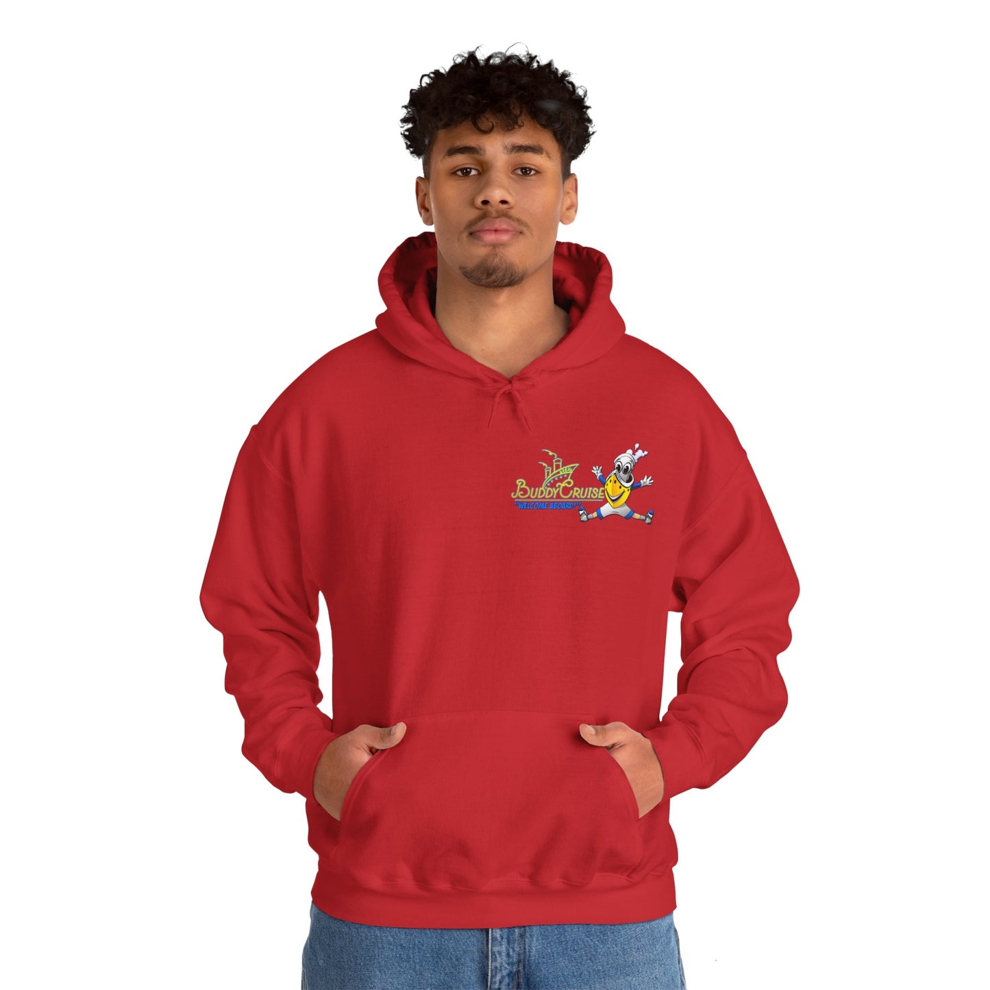 BUDDY CRUISE Unisex Heavy Blend Hooded Sweatshirt in 9 Colors