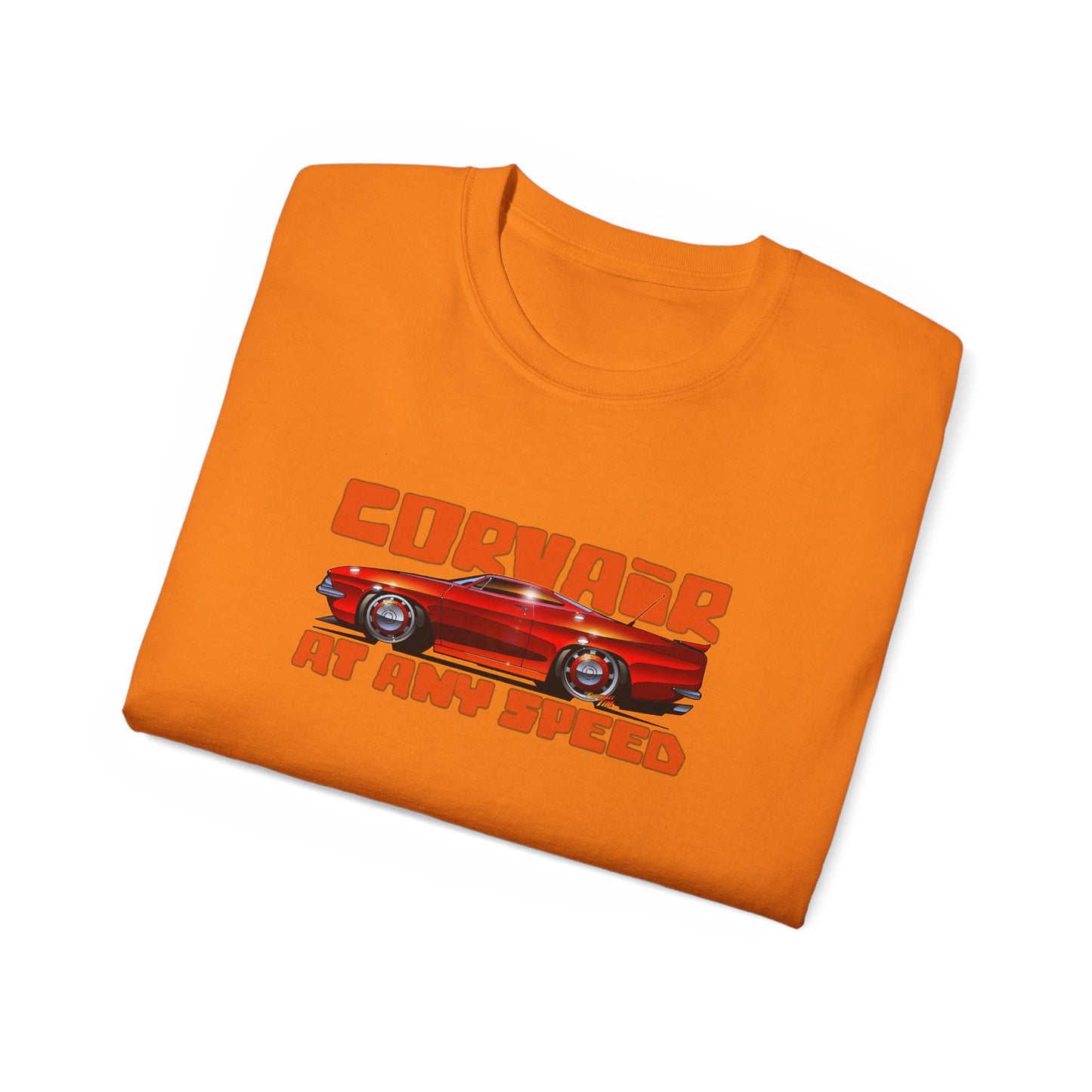 CHEVROLET CORVAIR MONZA 1965 Corvair at Any Speed Cotton Tee Multiple Colors