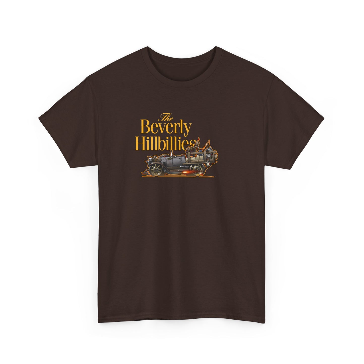 THE BEVERLY HILLBILLIES TV Show Jalopy Car Unisex Heavy Cotton Tee 12 Colors