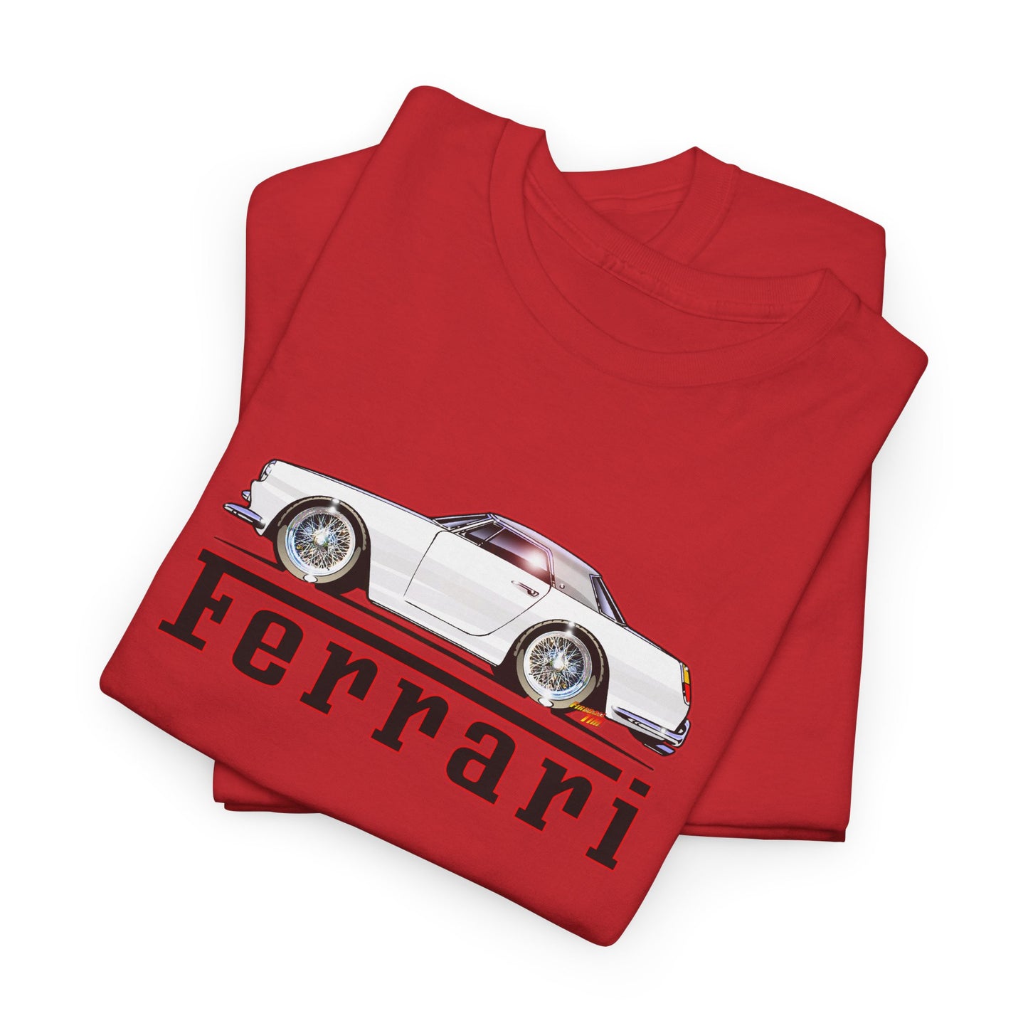 FERRARI 250GT 1959 Classic Car Concept Art Heavy Cotton Tee 10 Colors