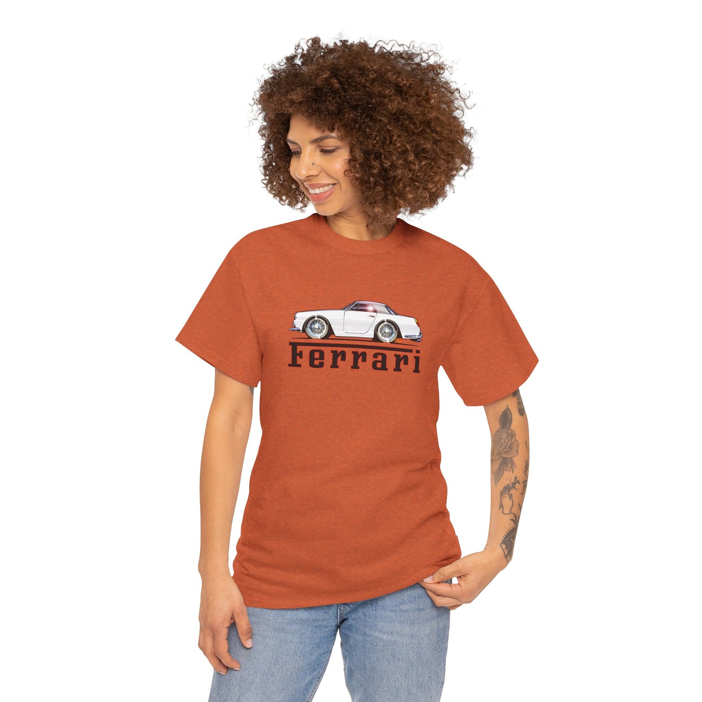 FERRARI 250GT 1959 Classic Car Concept Art Heavy Cotton Tee 10 Colors