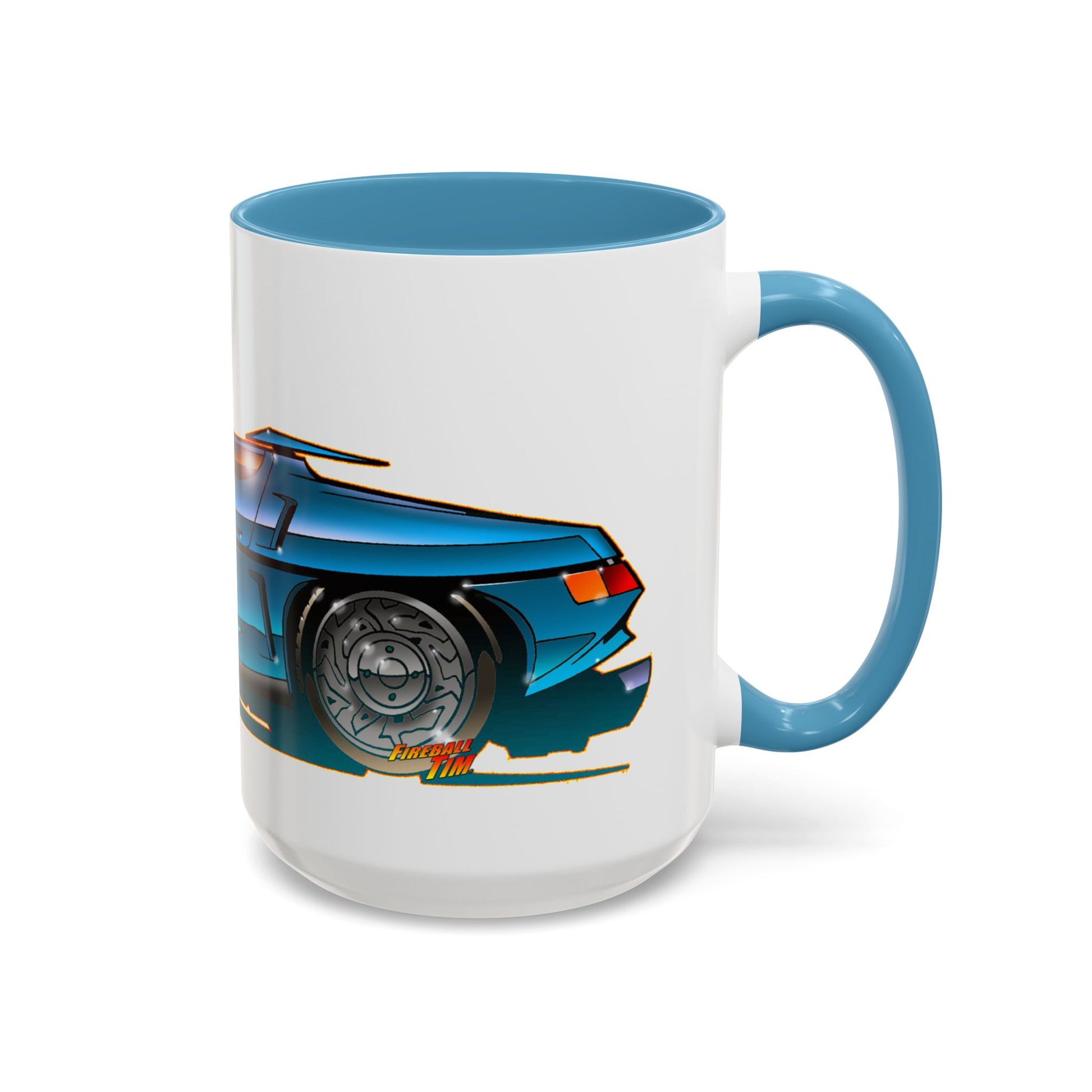 THE MAN FROM UNCLE Piranha TV Car Concept Art Coffee Mug 2 Sizes 2 Colors-Mug-Fireball Tim Garage