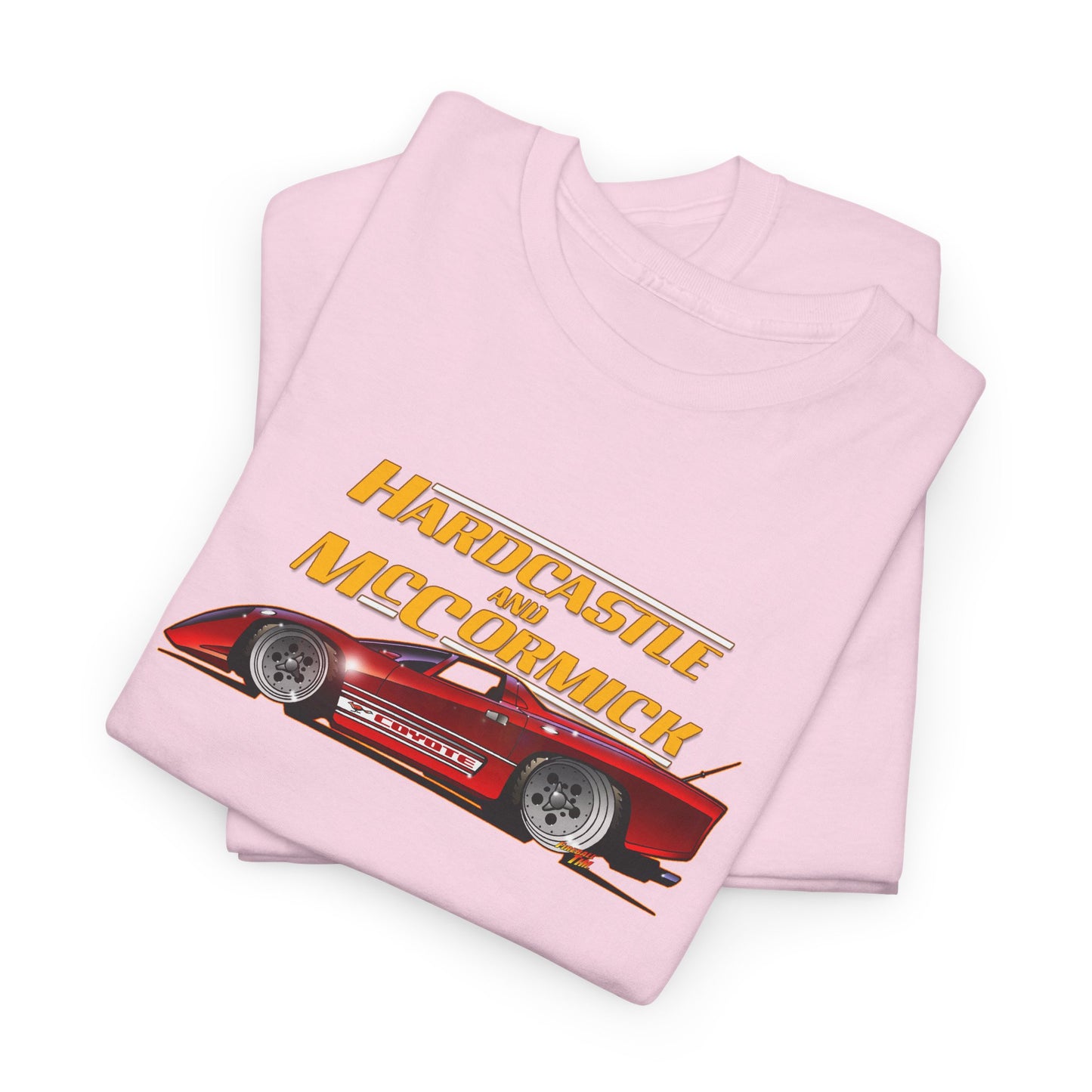 HARDCASTLE & McCORMICK COYOTE GT TV Car Heavy Cotton Tee