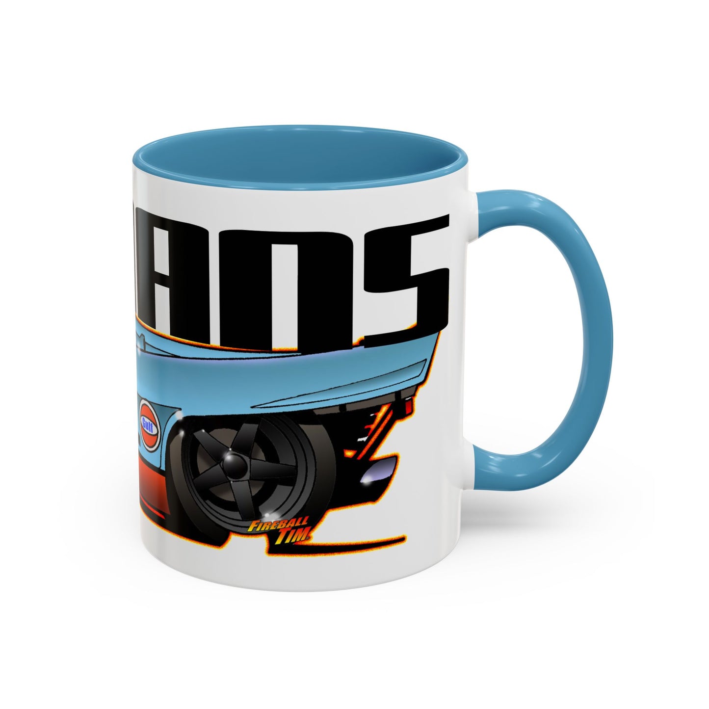 LE MANS Steve McQueen Porsche 917K Collectible Fireball Art Coffee Mug - 2 Sizes