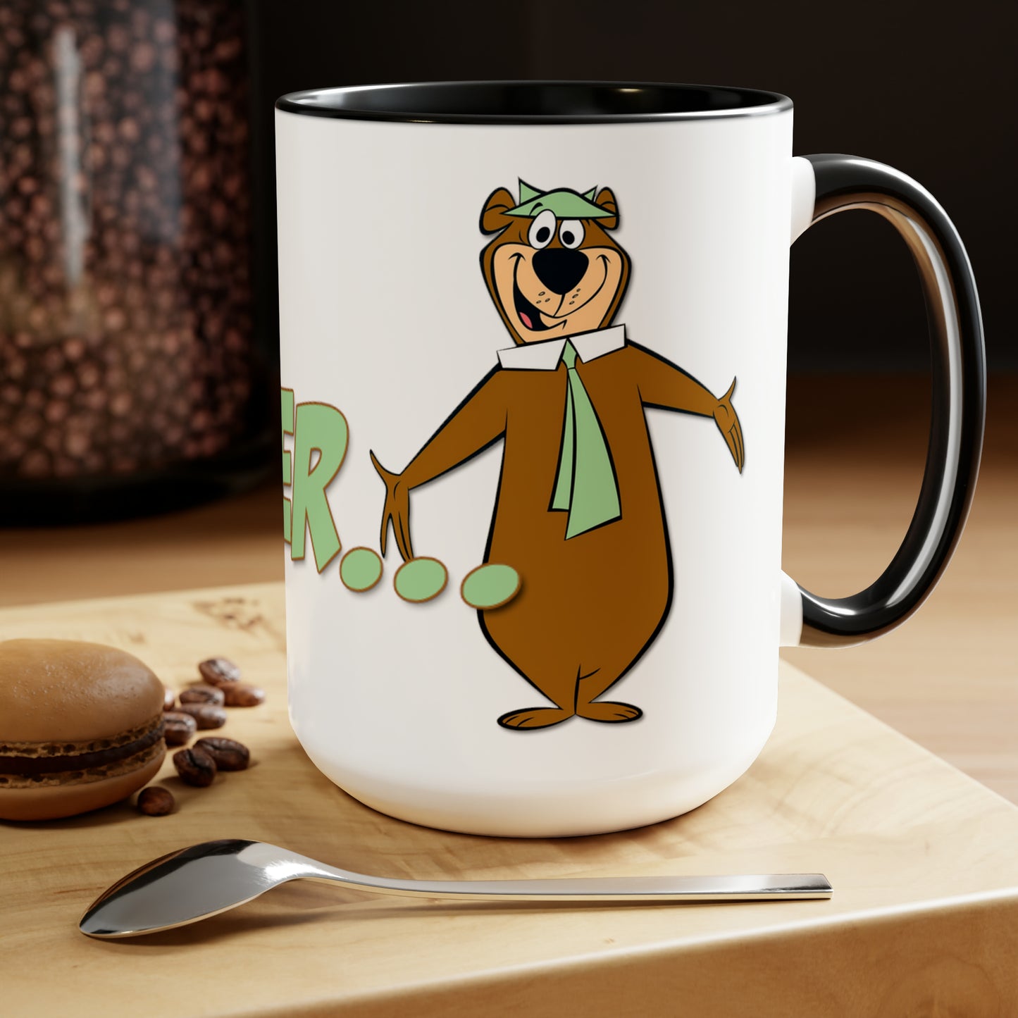 YOGI BEAR Get Smarter Vintage Coffee Mugs 15oz-Mug-Fireball Tim Garage