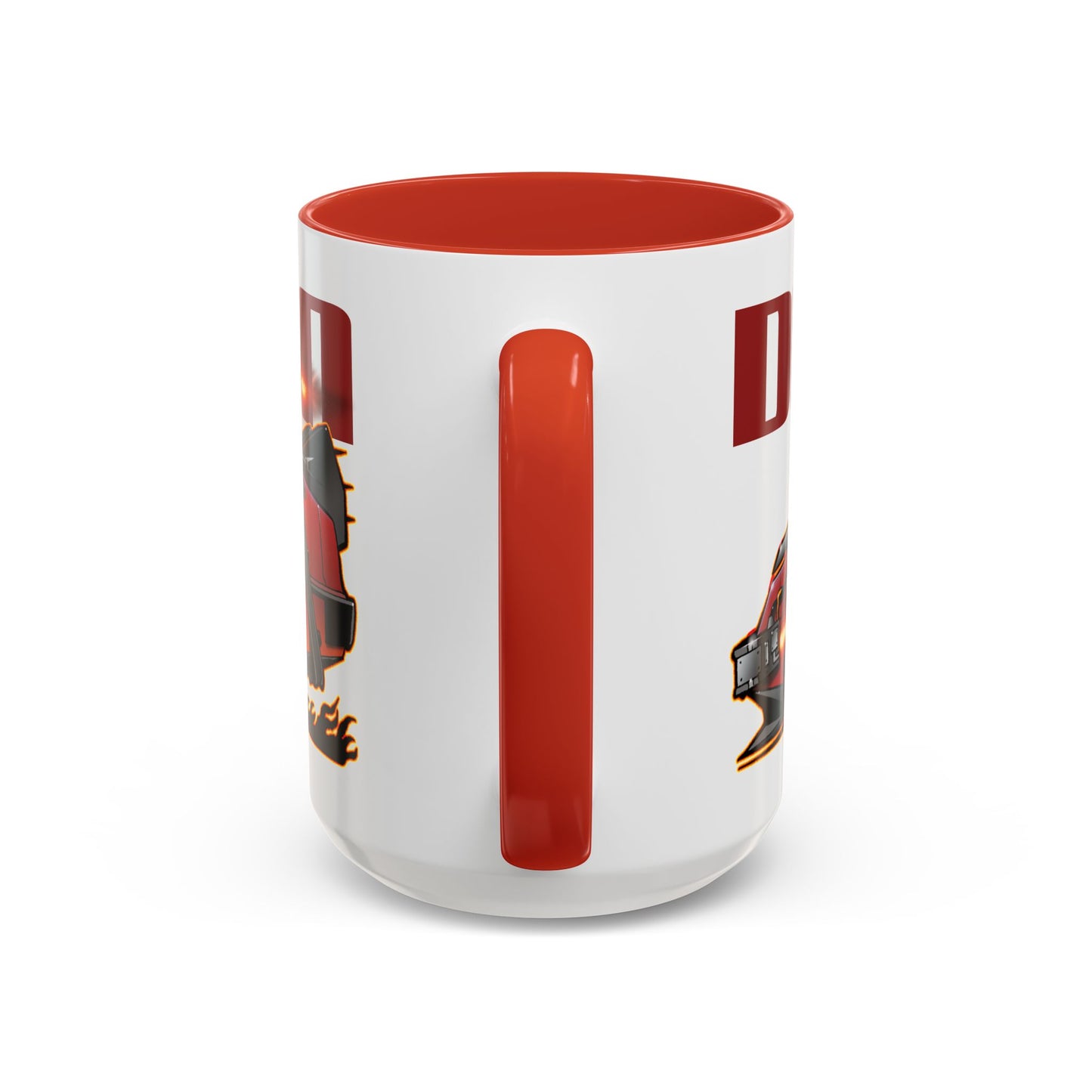 BACK TO THE FUTURE DELOREAN Red Steel Time Machine Collectible Coffee Art Mug 2 Sizes