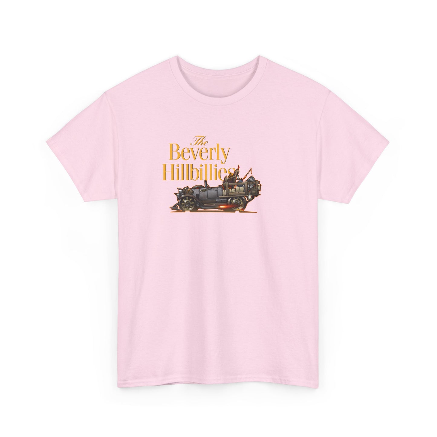 THE BEVERLY HILLBILLIES TV Show Jalopy Car Unisex Heavy Cotton Tee 12 Colors