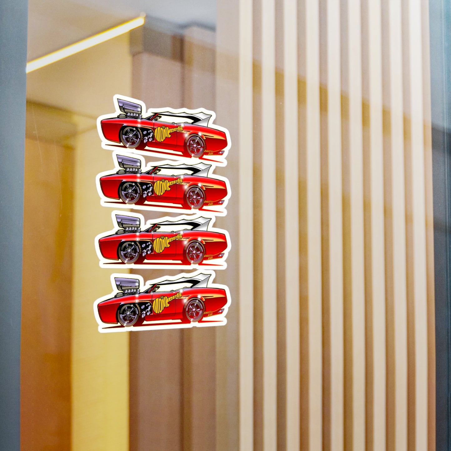 MONKEEMOBILE TV Car Decal Stickers