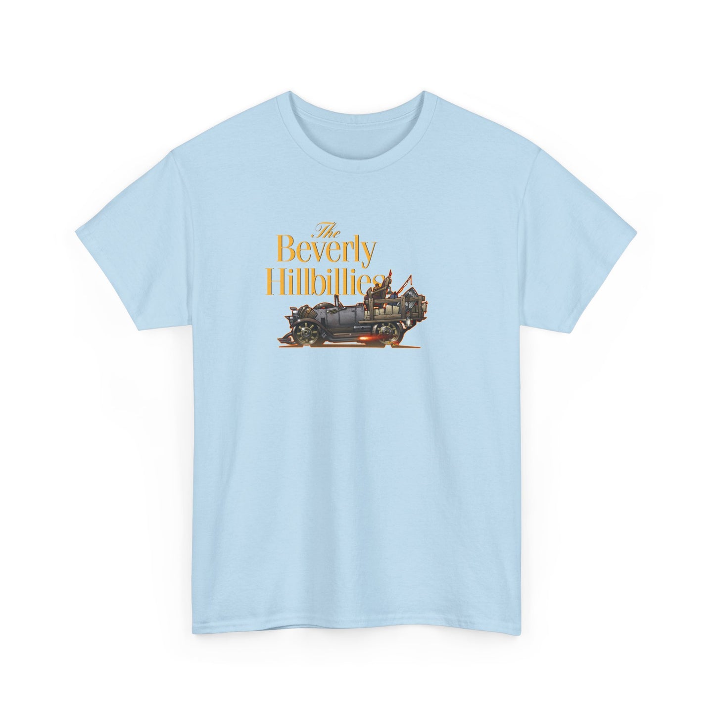 THE BEVERLY HILLBILLIES TV Show Jalopy Car Unisex Heavy Cotton Tee 12 Colors