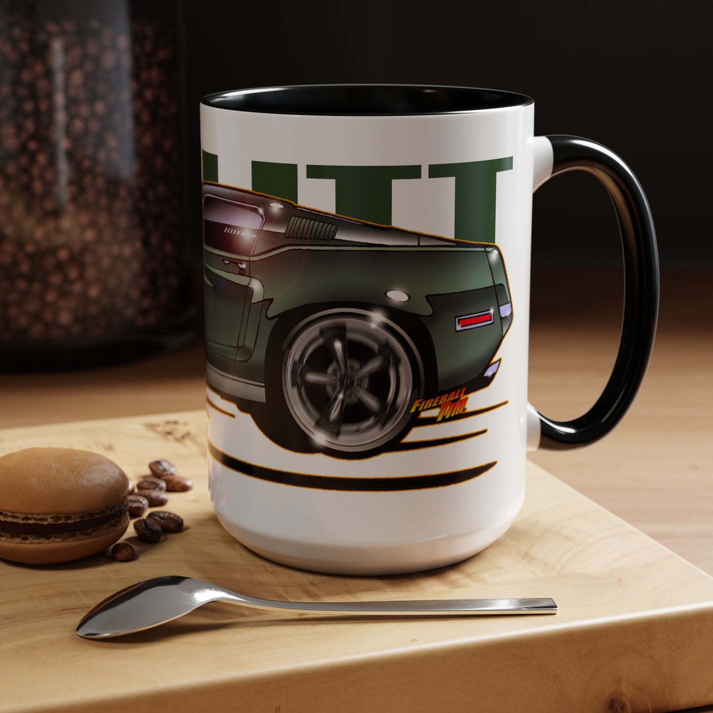 BULLITT FORD MUSTANG Steve McQueen Collectible Coffee Art Mug 2 Sizes