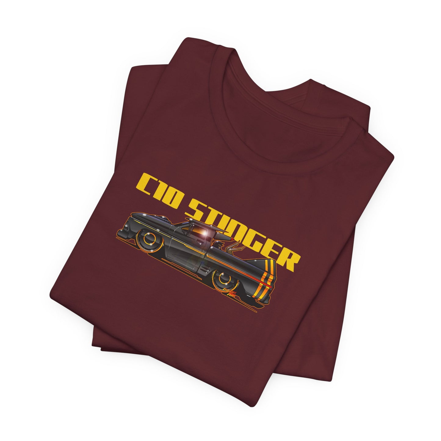 CHEVROLET C10 1960 Stinger Pickup Truck Custom Short Sleeve Tee 8 Colors